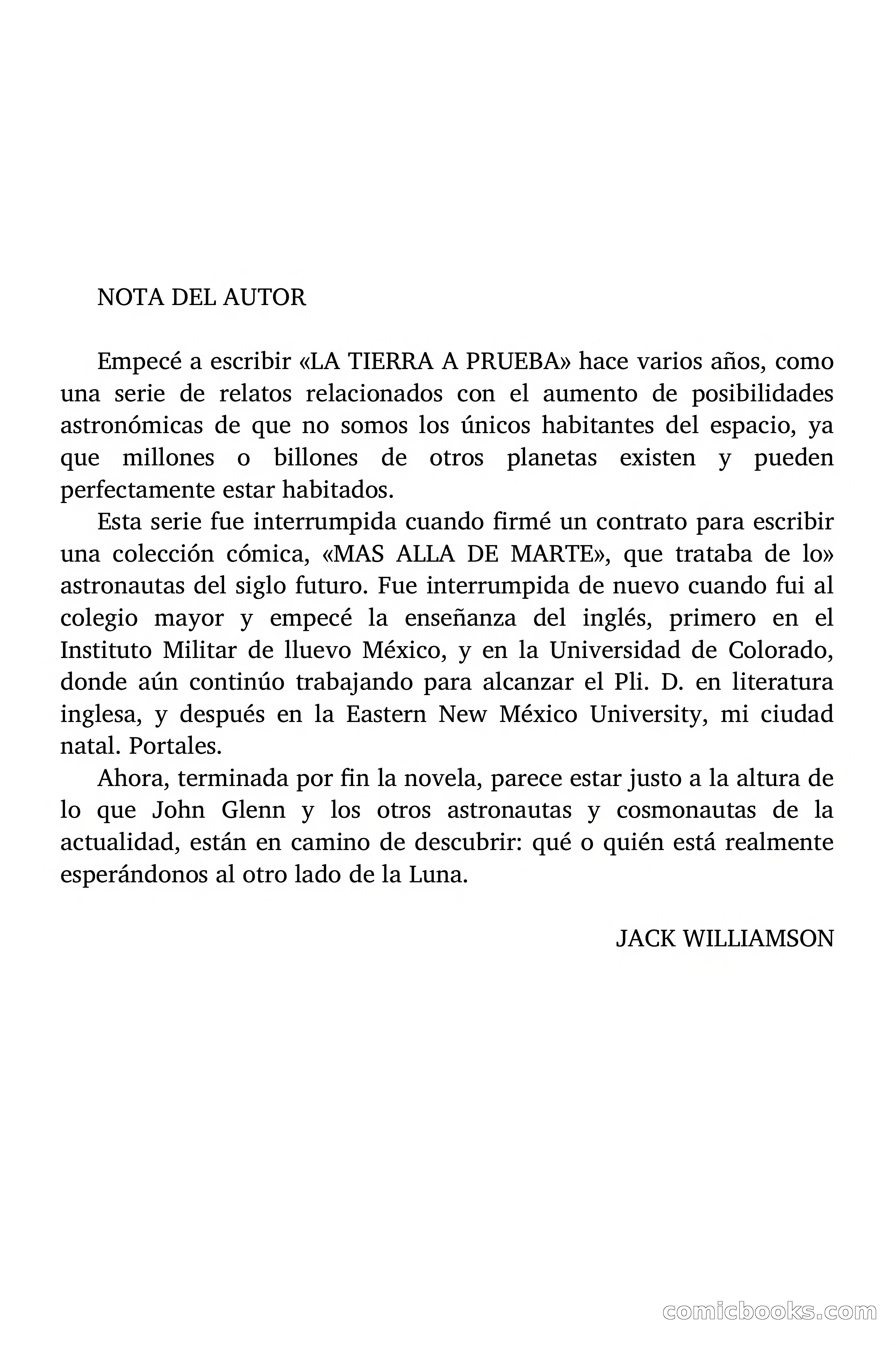 La Tierra a Prueba — page 4 of 148