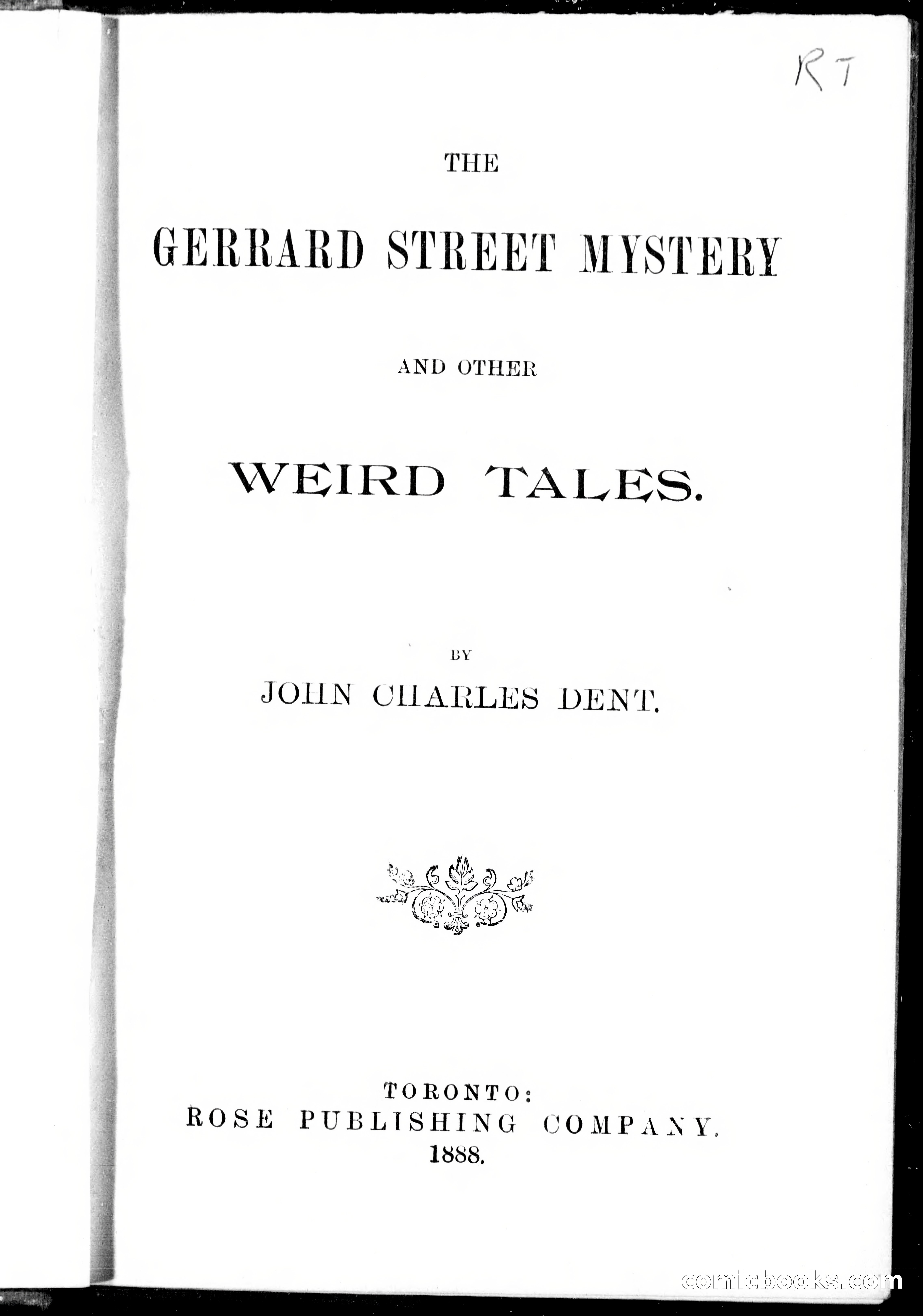 The Gerrard Street Mystery and Other Weird Tales — page 6 of 208