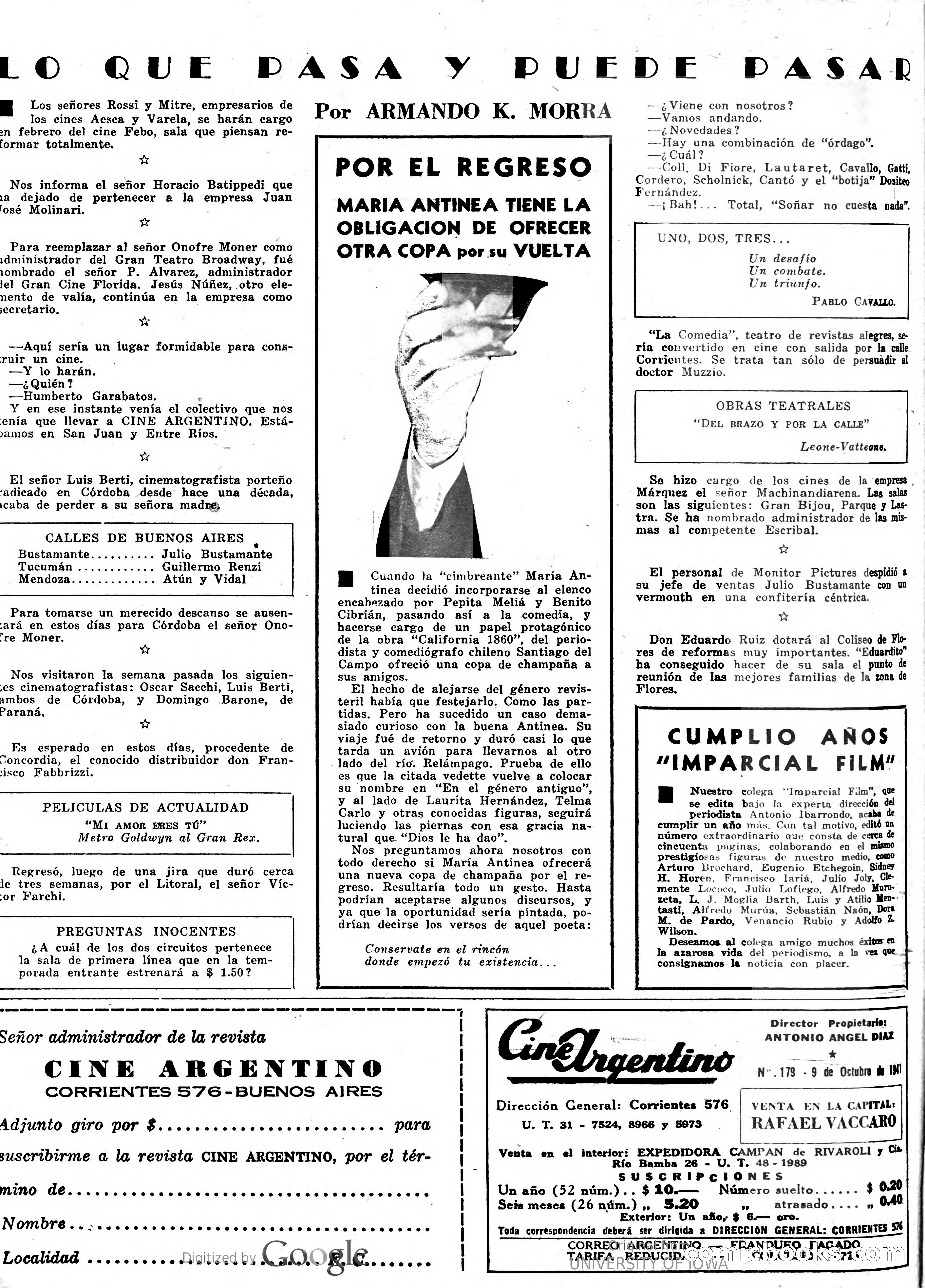 Cine Argentino, No. 179 — page 64 of 66