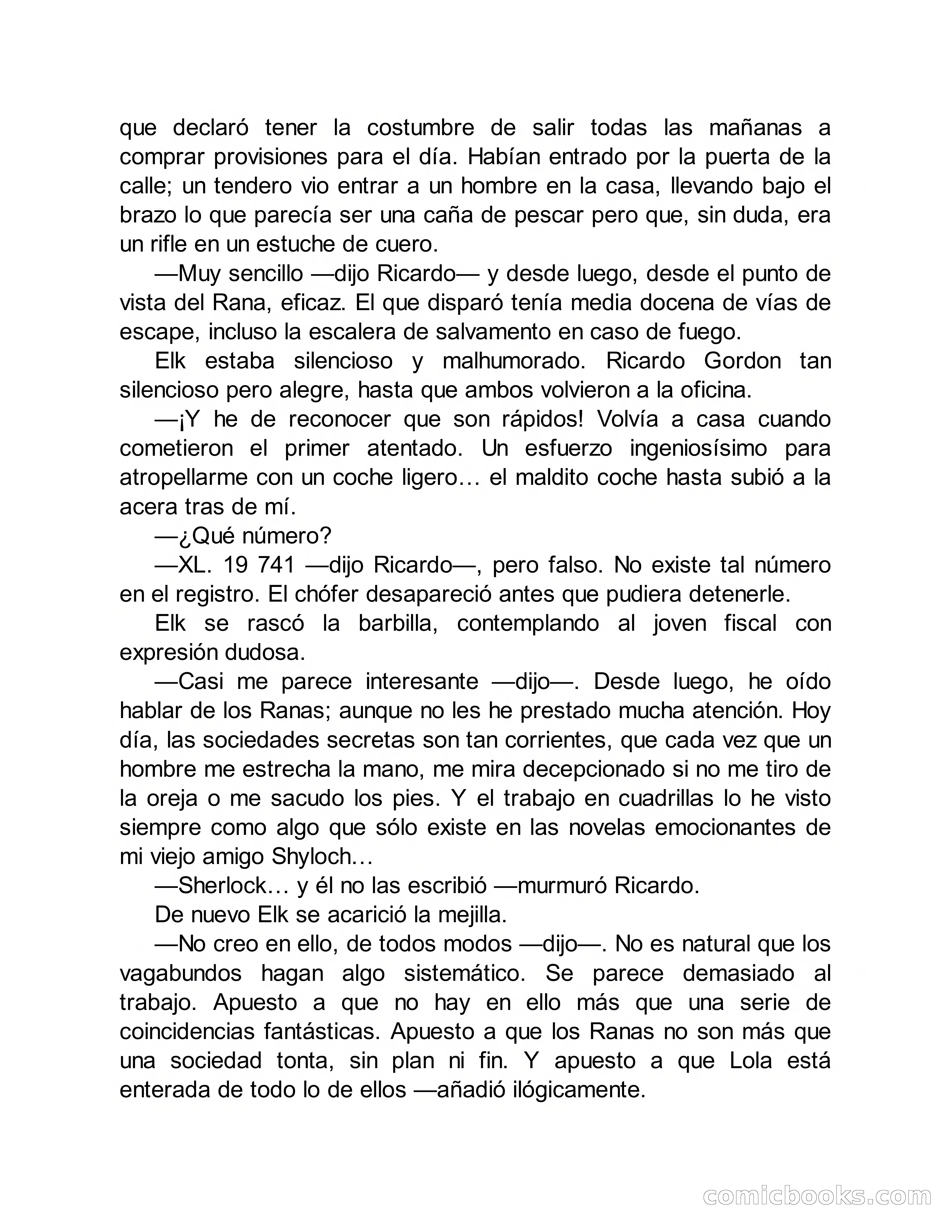 Círculo del Crimen: La Banda de la Rana — page 34 of 371