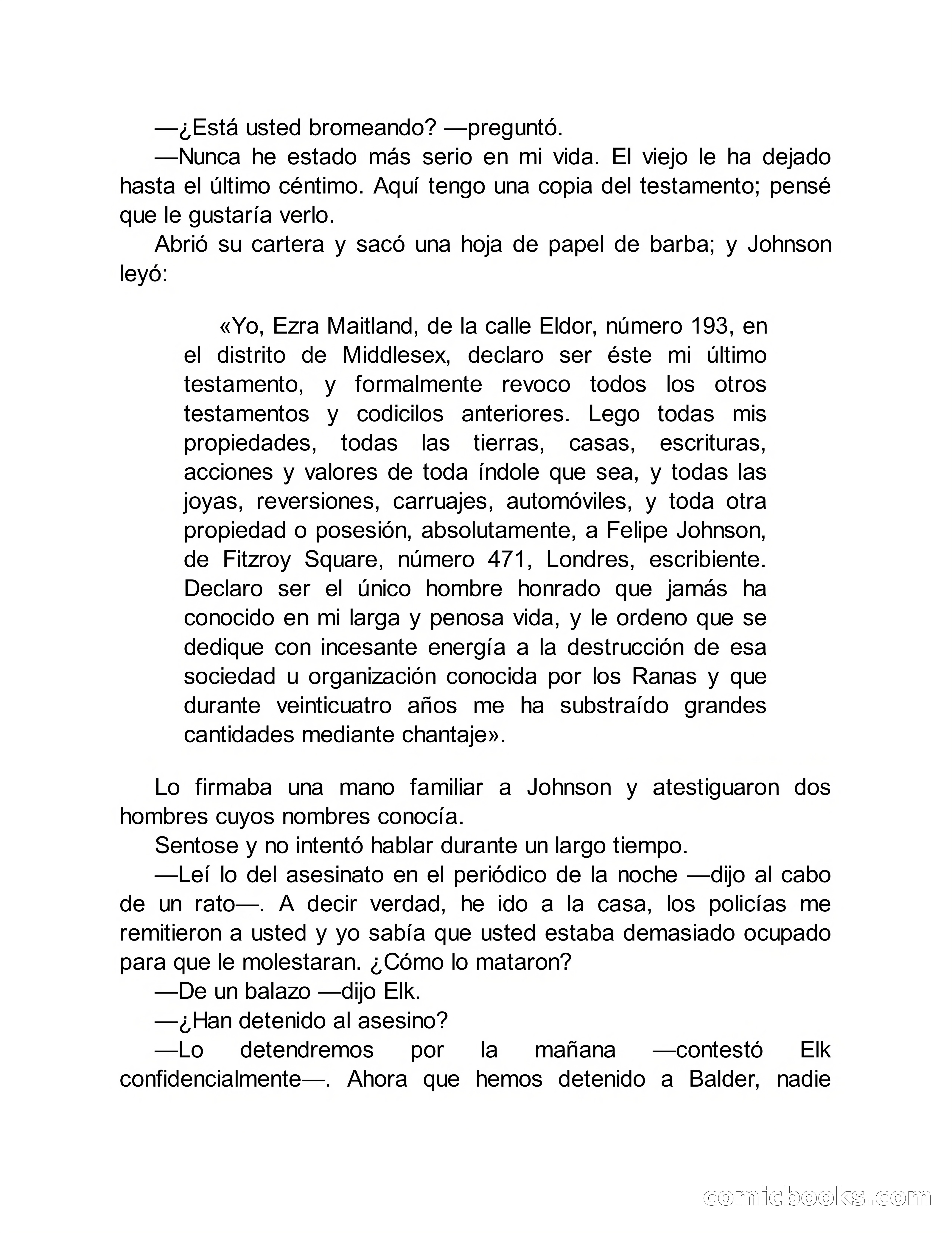 Círculo del Crimen: La Banda de la Rana — page 260 of 371