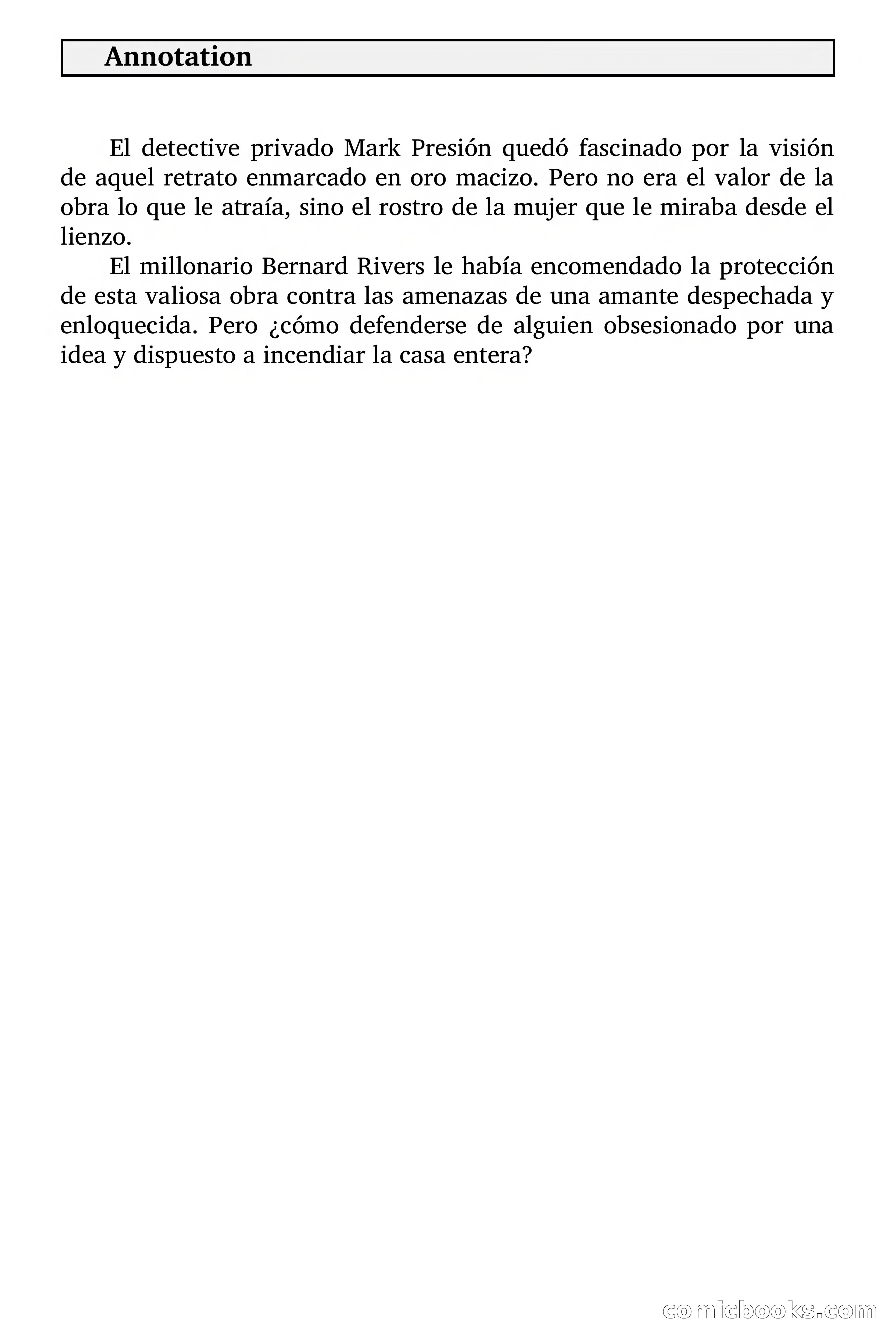 Círculo del Crimen: El Hermoso Marco de Oro — page 2 of 130