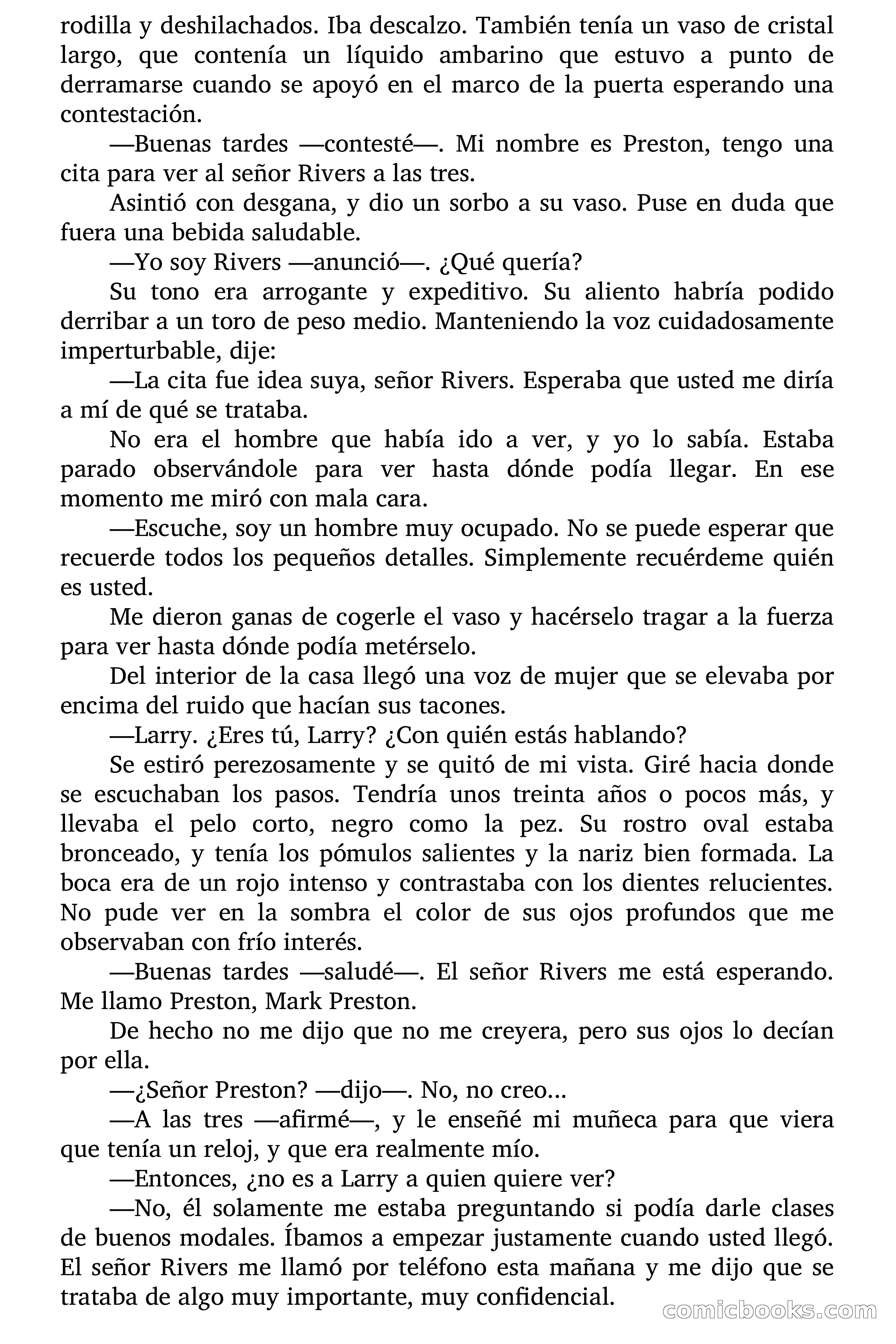 Círculo del Crimen: El Hermoso Marco de Oro — page 7 of 130