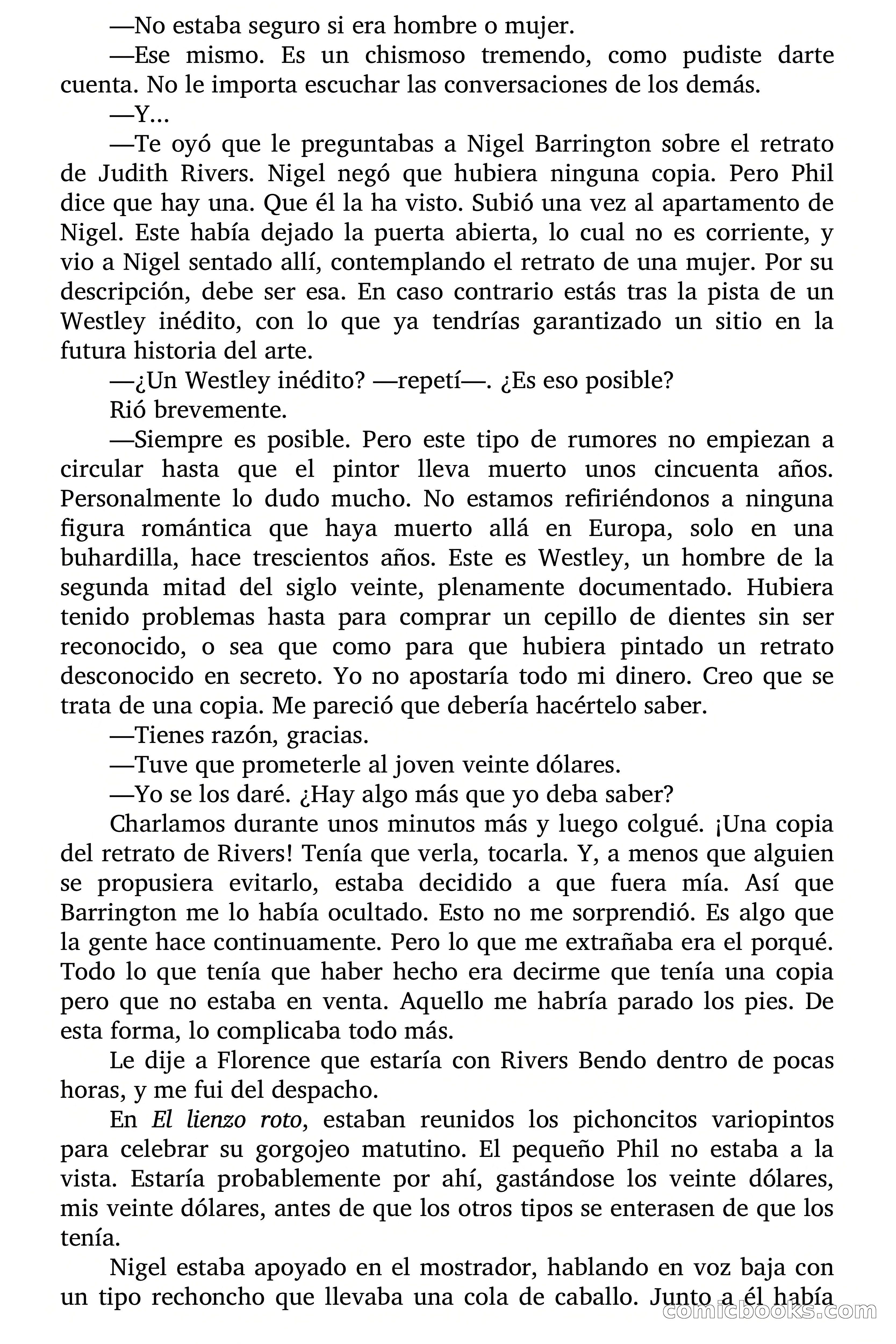 Círculo del Crimen: El Hermoso Marco de Oro — page 104 of 130