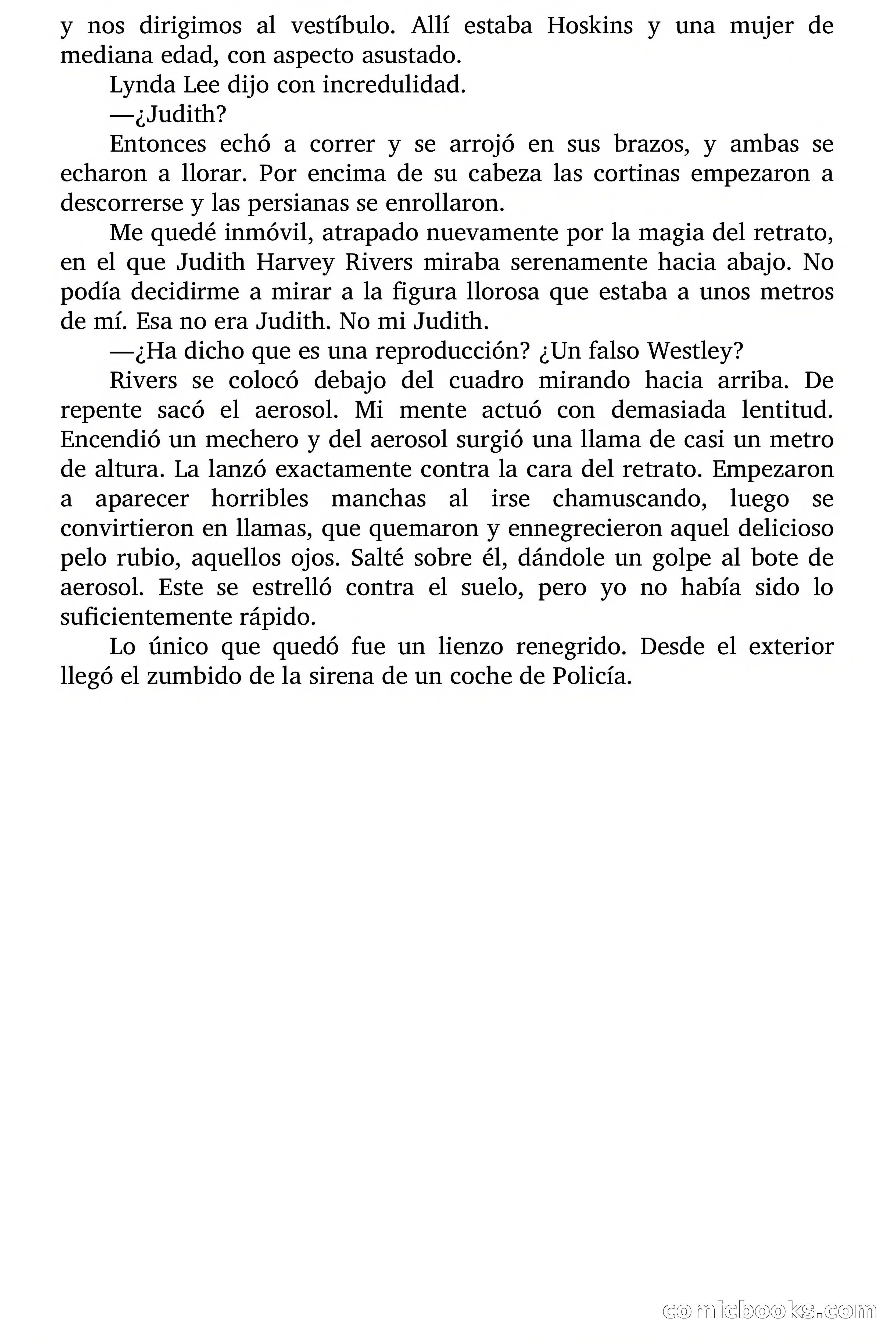 Círculo del Crimen: El Hermoso Marco de Oro — page 124 of 130