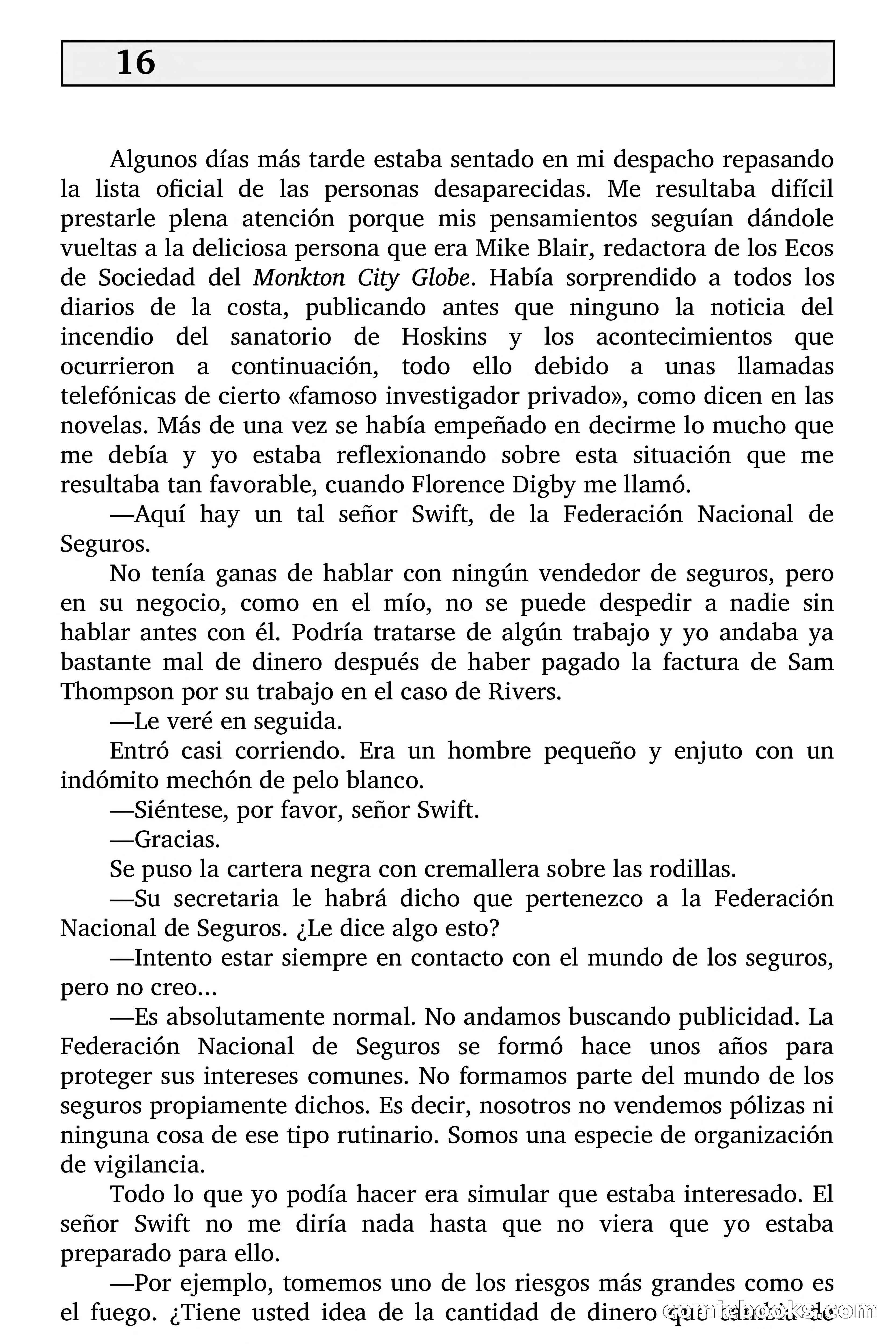 Círculo del Crimen: El Hermoso Marco de Oro — page 125 of 130