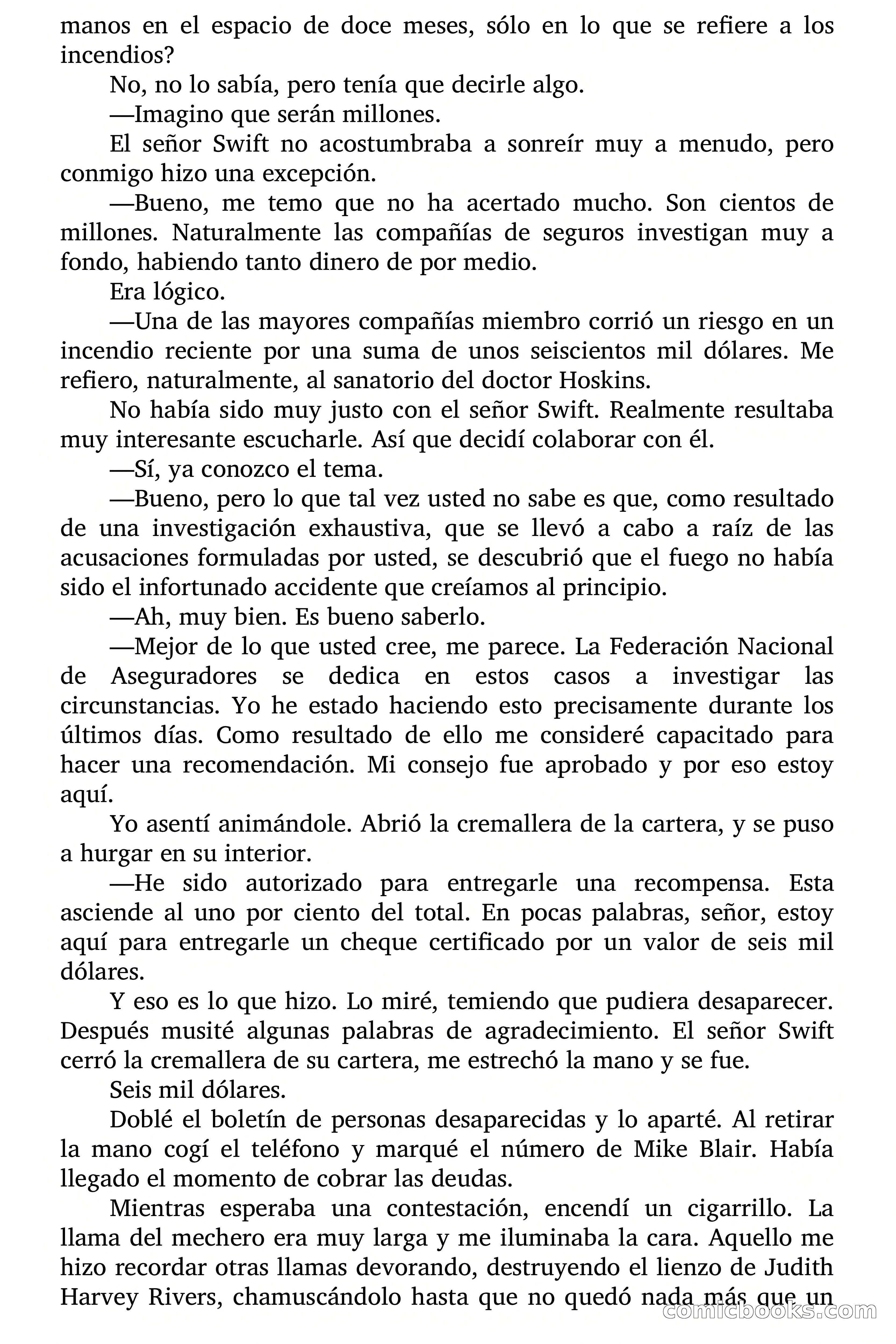 Círculo del Crimen: El Hermoso Marco de Oro — page 126 of 130