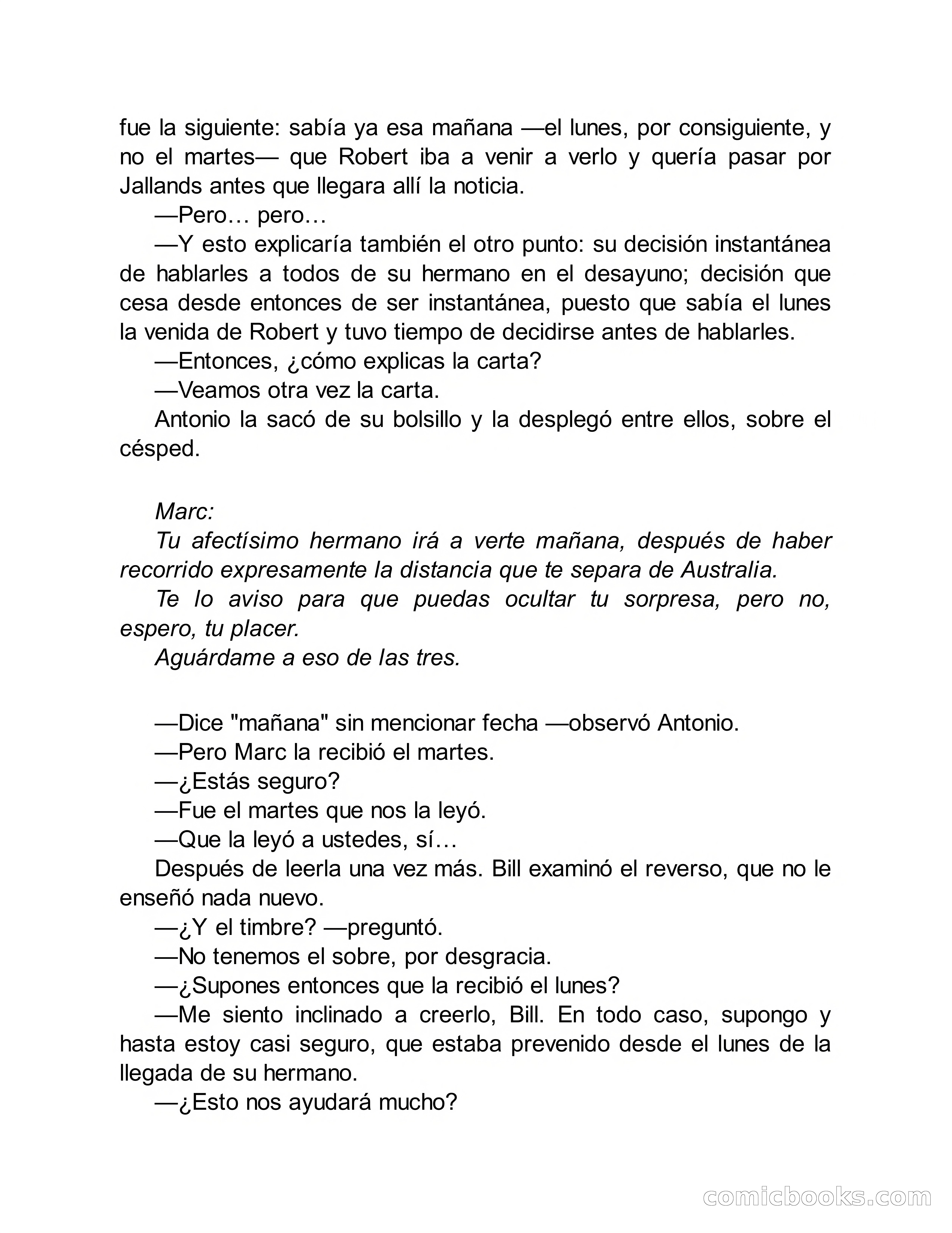 Círculo del Crimen: El Misterio de la Casa Roja — page 189 of 239