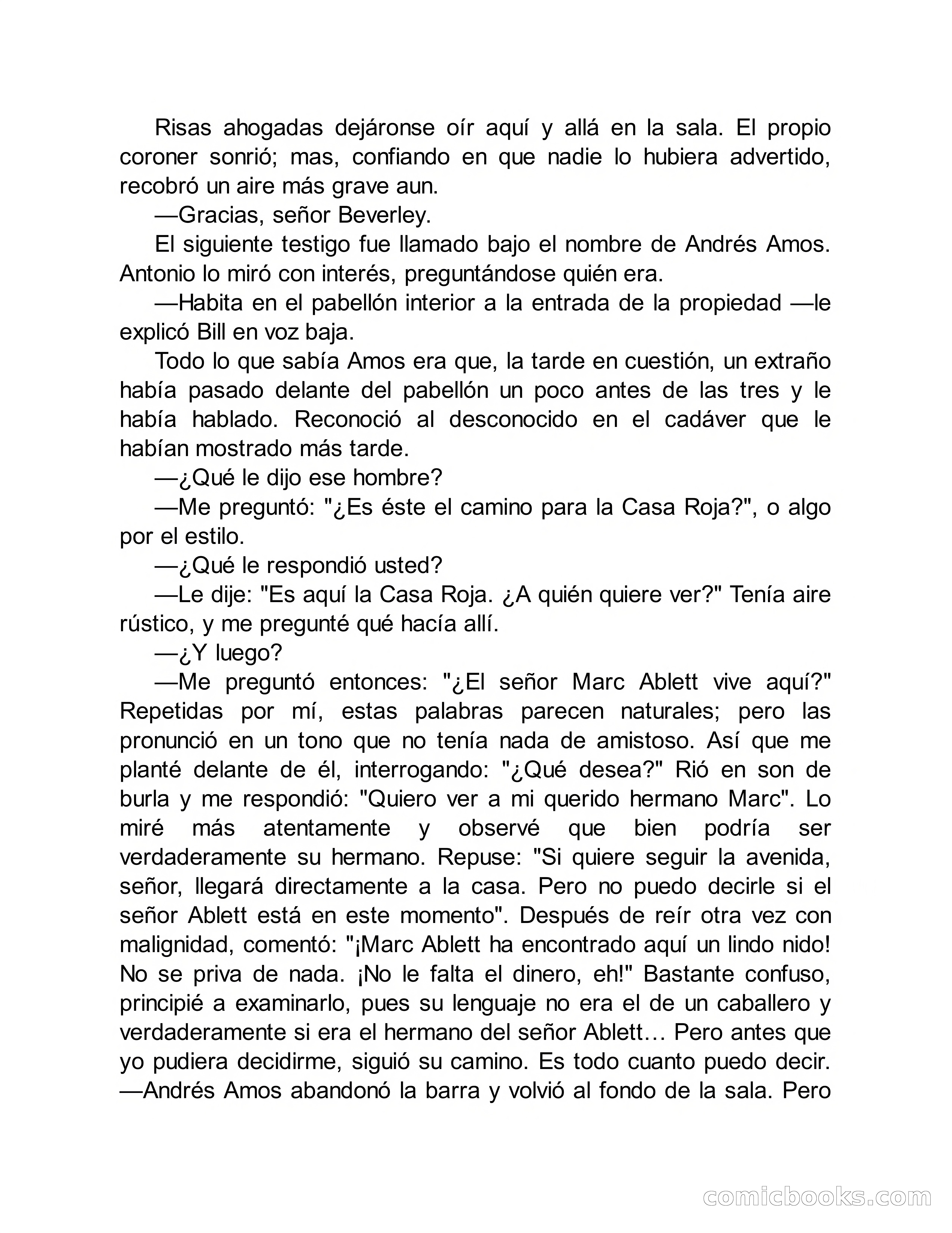 Círculo del Crimen: El Misterio de la Casa Roja — page 196 of 239