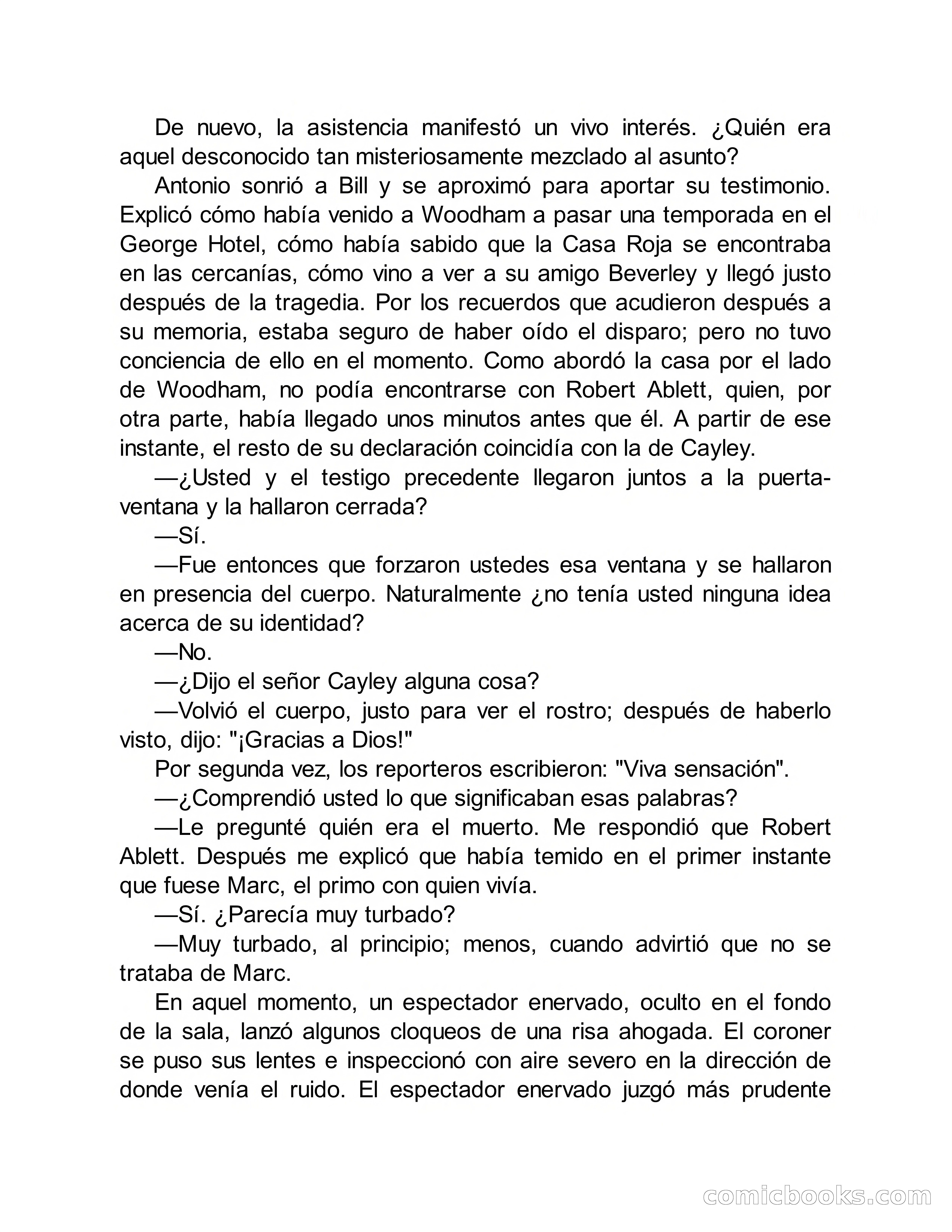 Círculo del Crimen: El Misterio de la Casa Roja — page 200 of 239