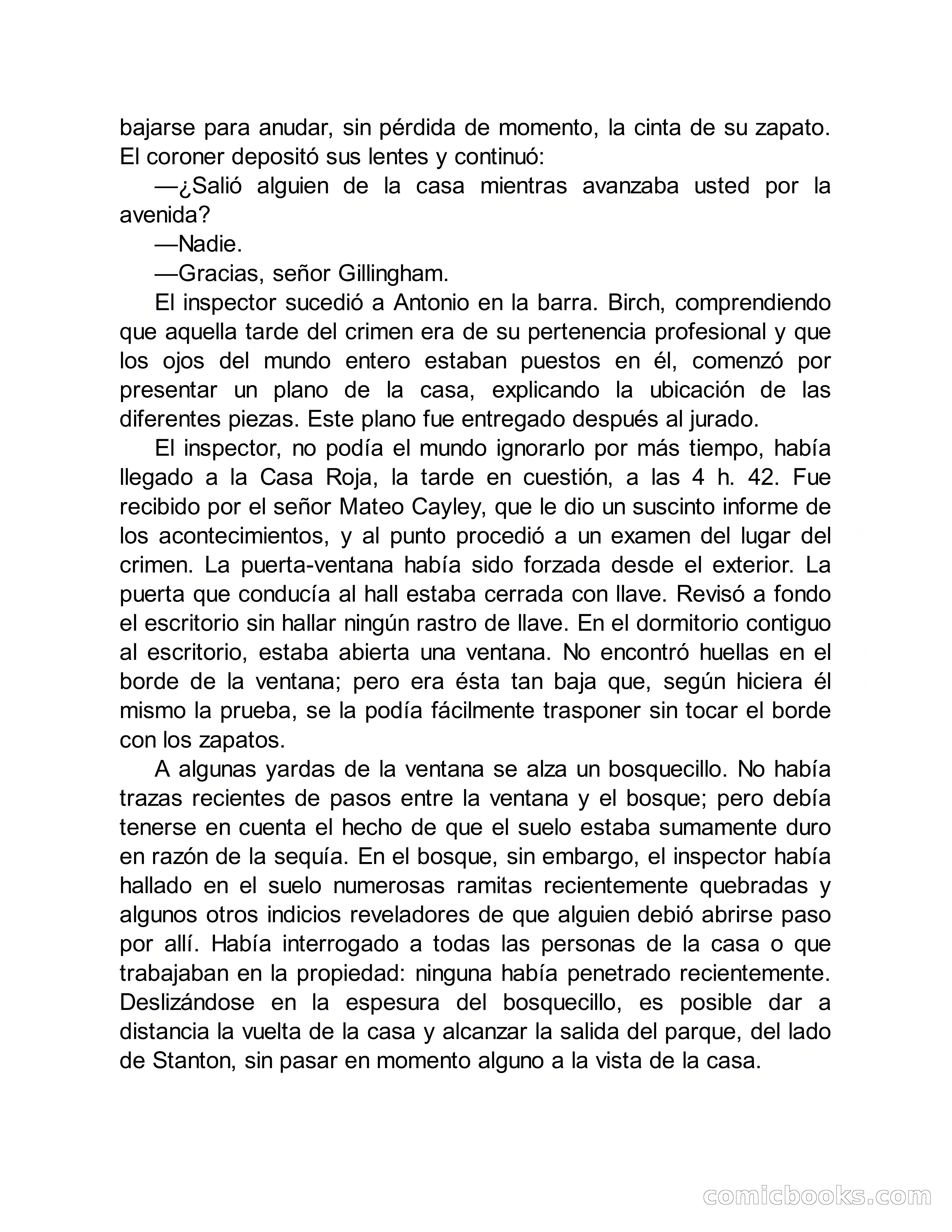 Círculo del Crimen: El Misterio de la Casa Roja — page 201 of 239