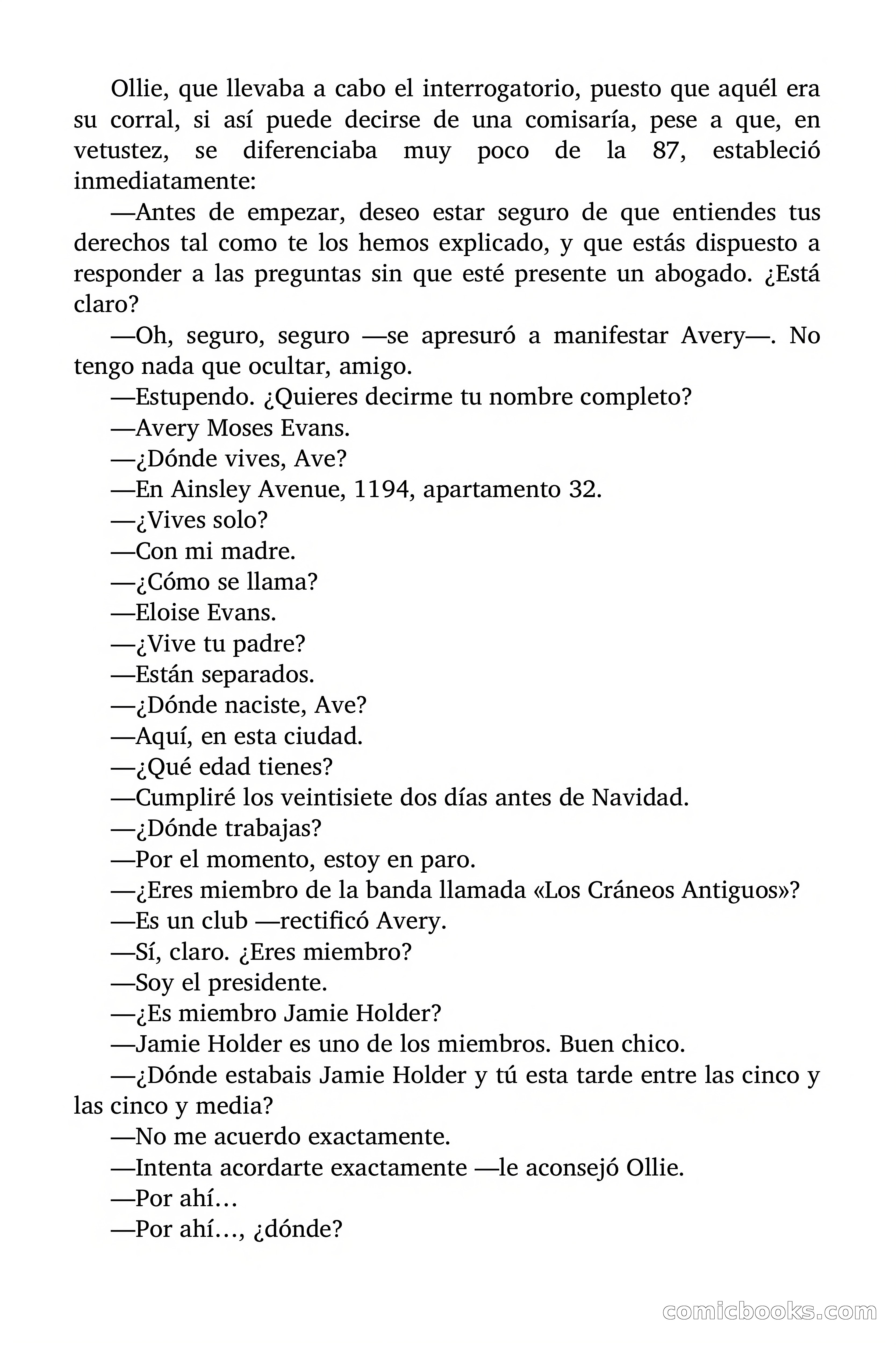 Circulo del Crimen: Todo por la Pasta — page 127 of 200