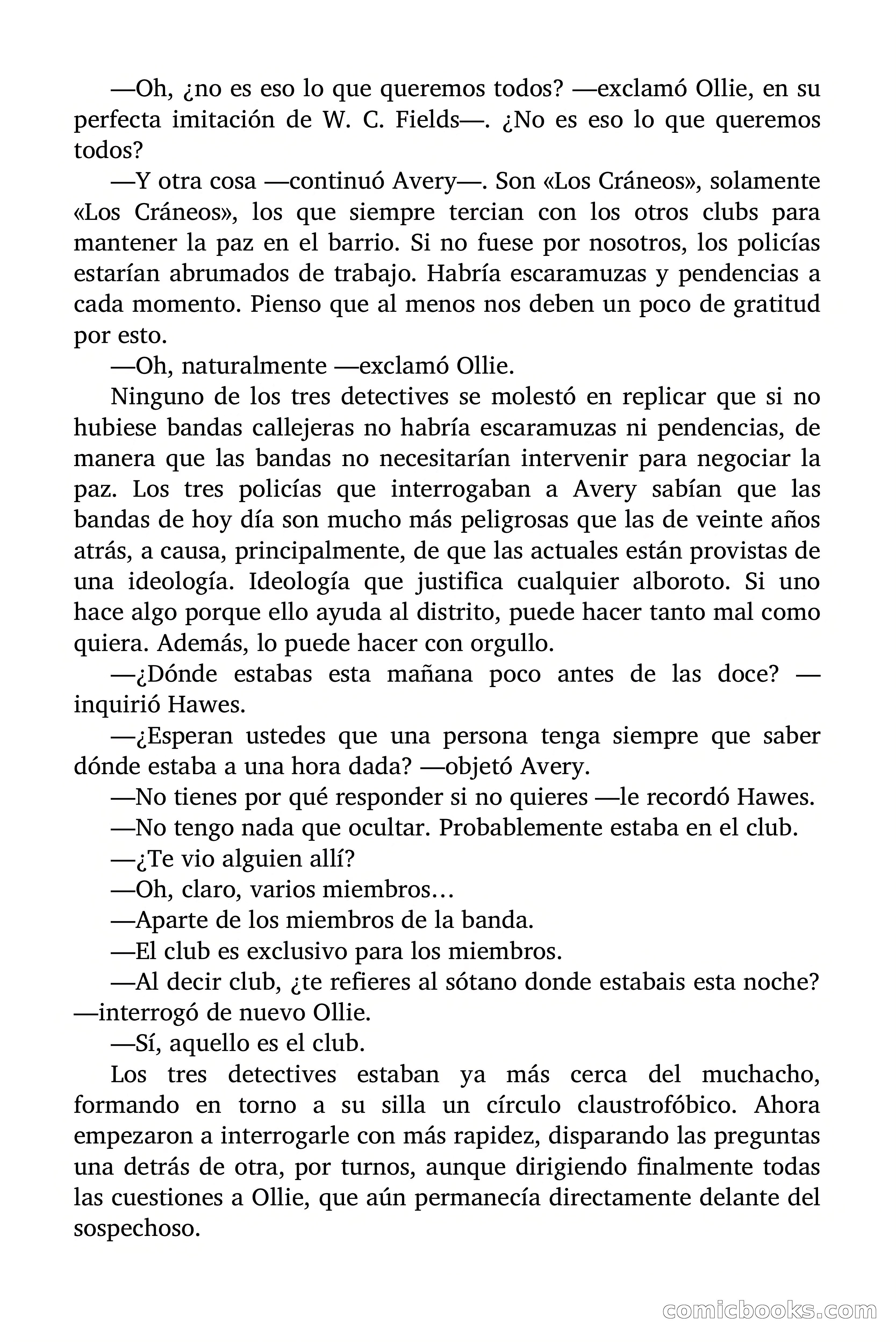 Circulo del Crimen: Todo por la Pasta — page 129 of 200