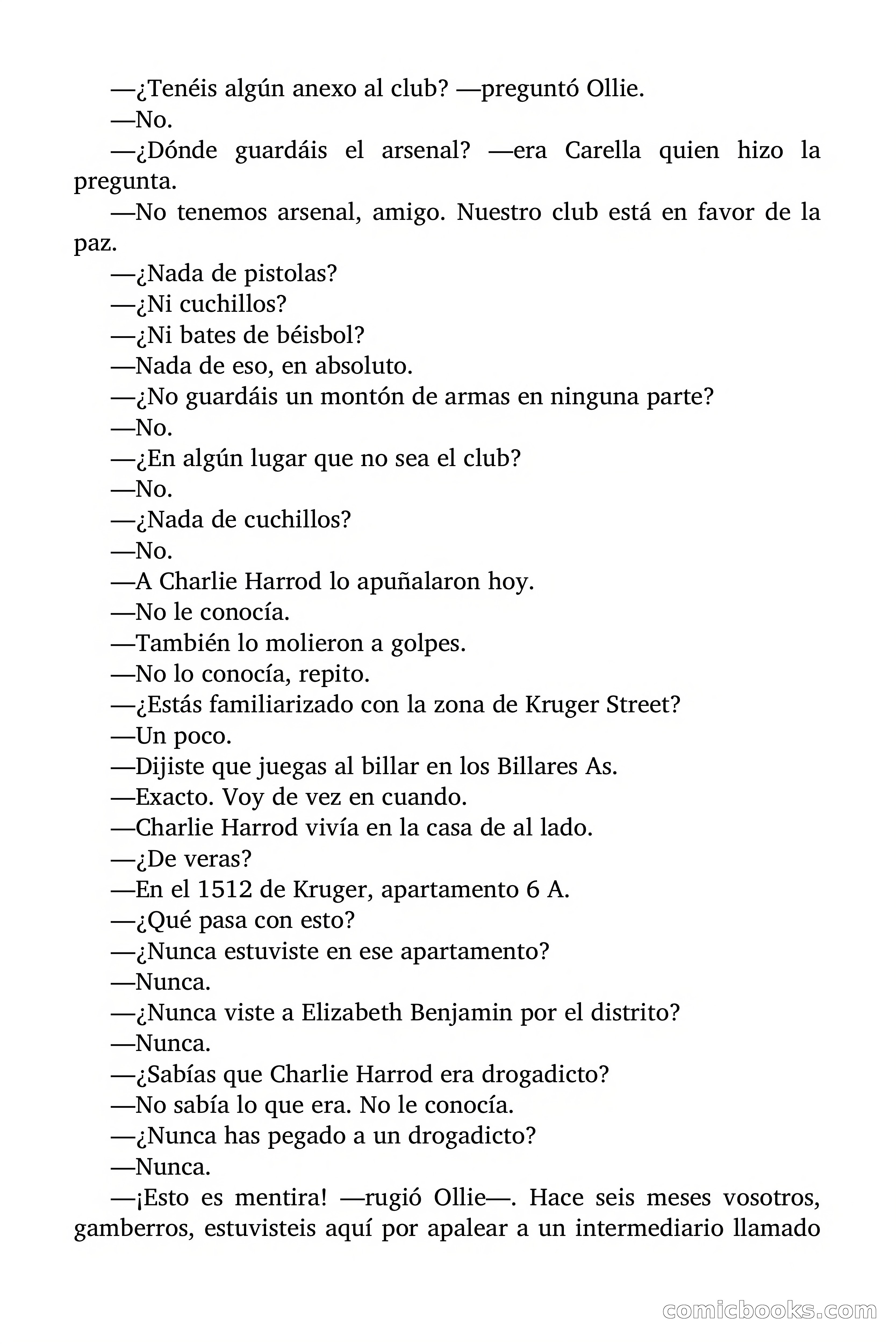 Circulo del Crimen: Todo por la Pasta — page 130 of 200