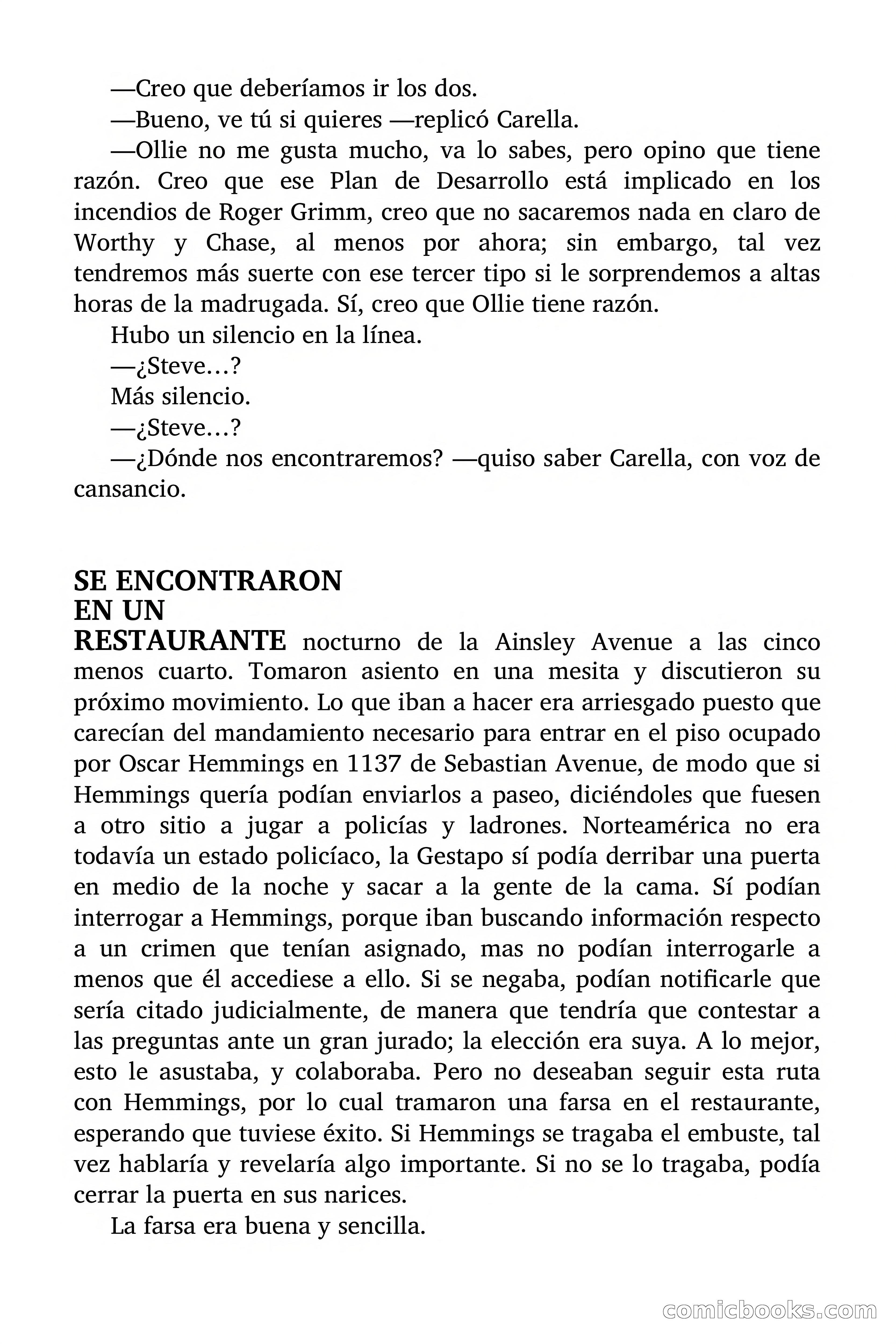 Circulo del Crimen: Todo por la Pasta — page 138 of 200