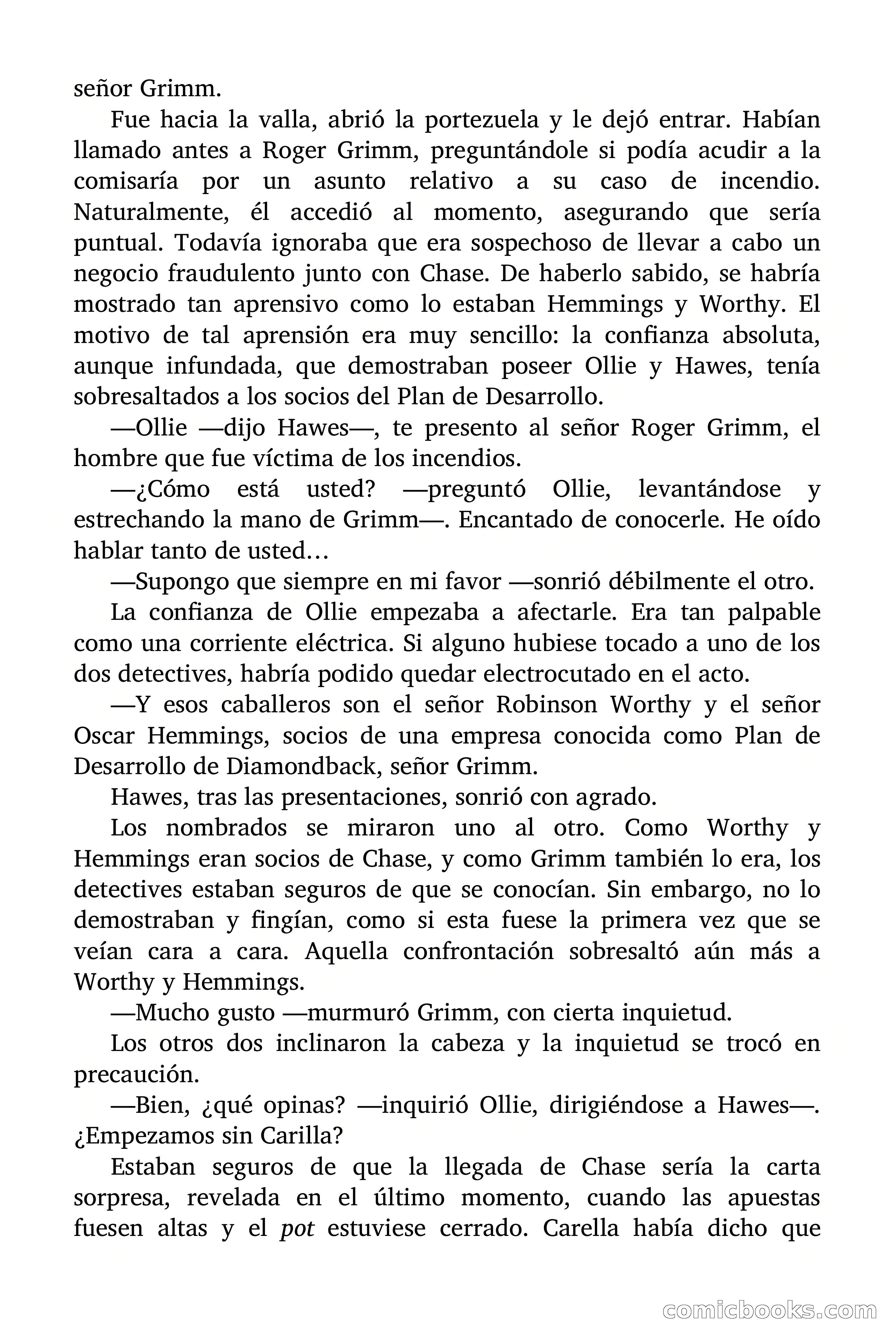 Circulo del Crimen: Todo por la Pasta — page 184 of 200