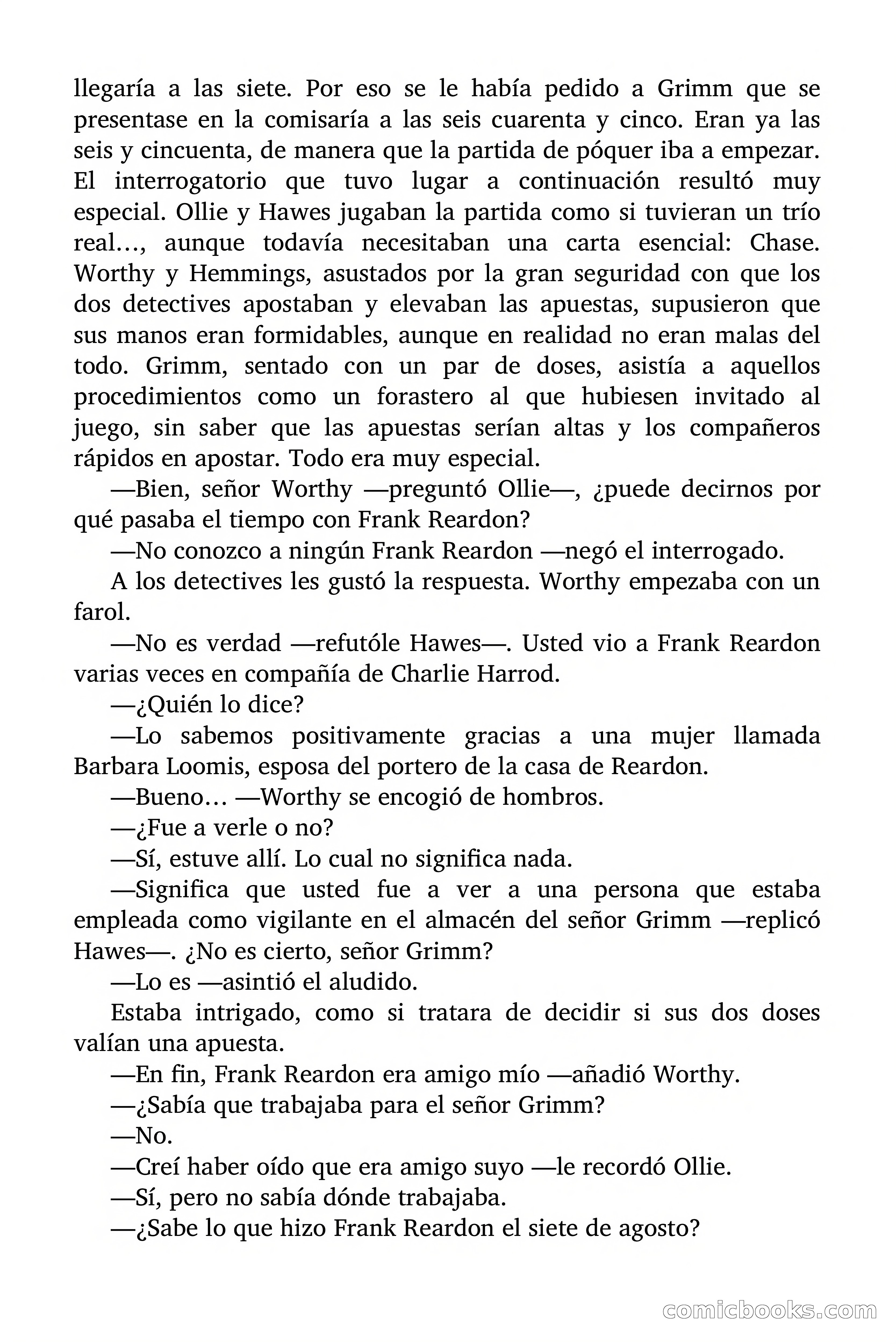 Circulo del Crimen: Todo por la Pasta — page 185 of 200