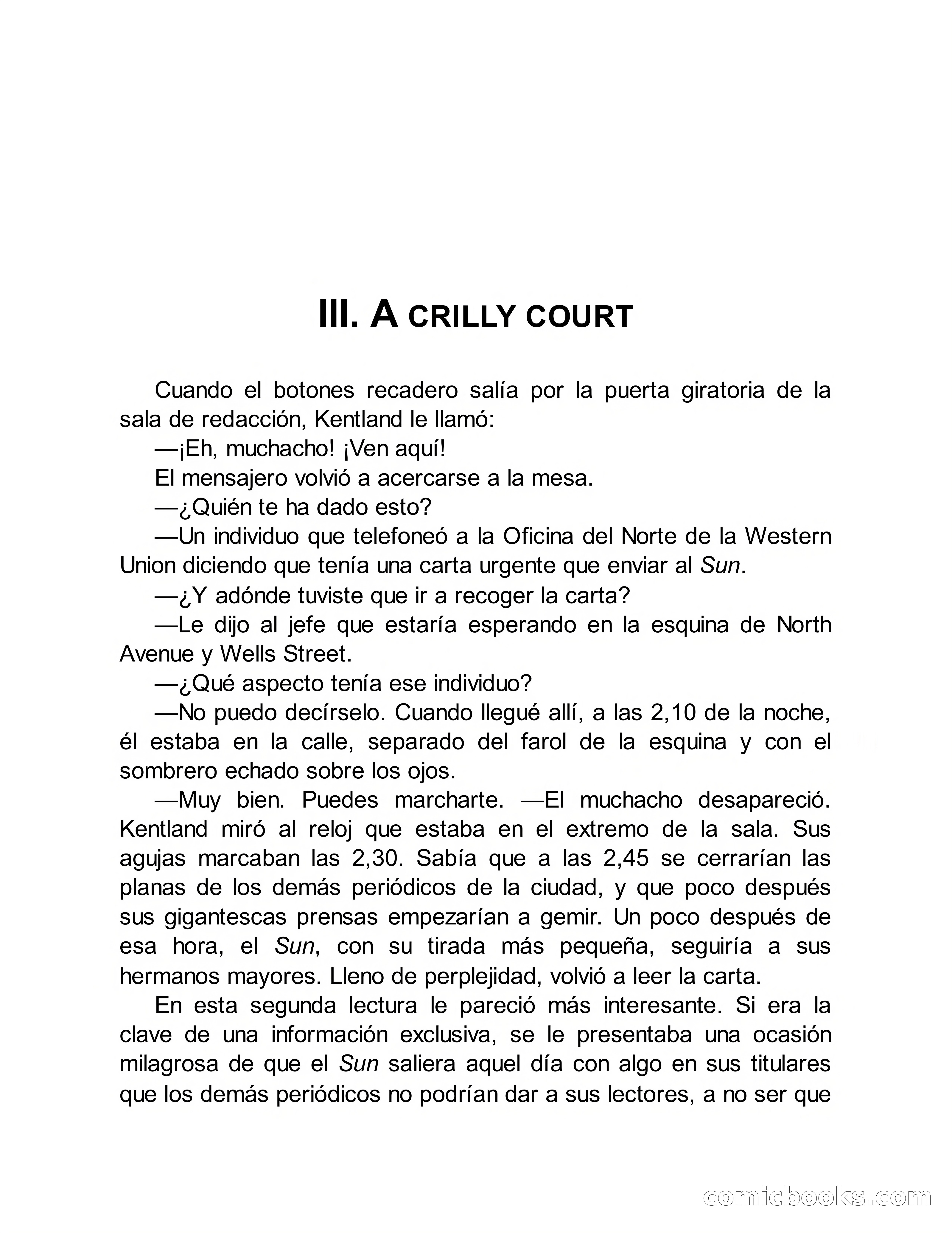 Circulo del Crimen No. 33: La cara del hombre de Saturno — page 20 of 172