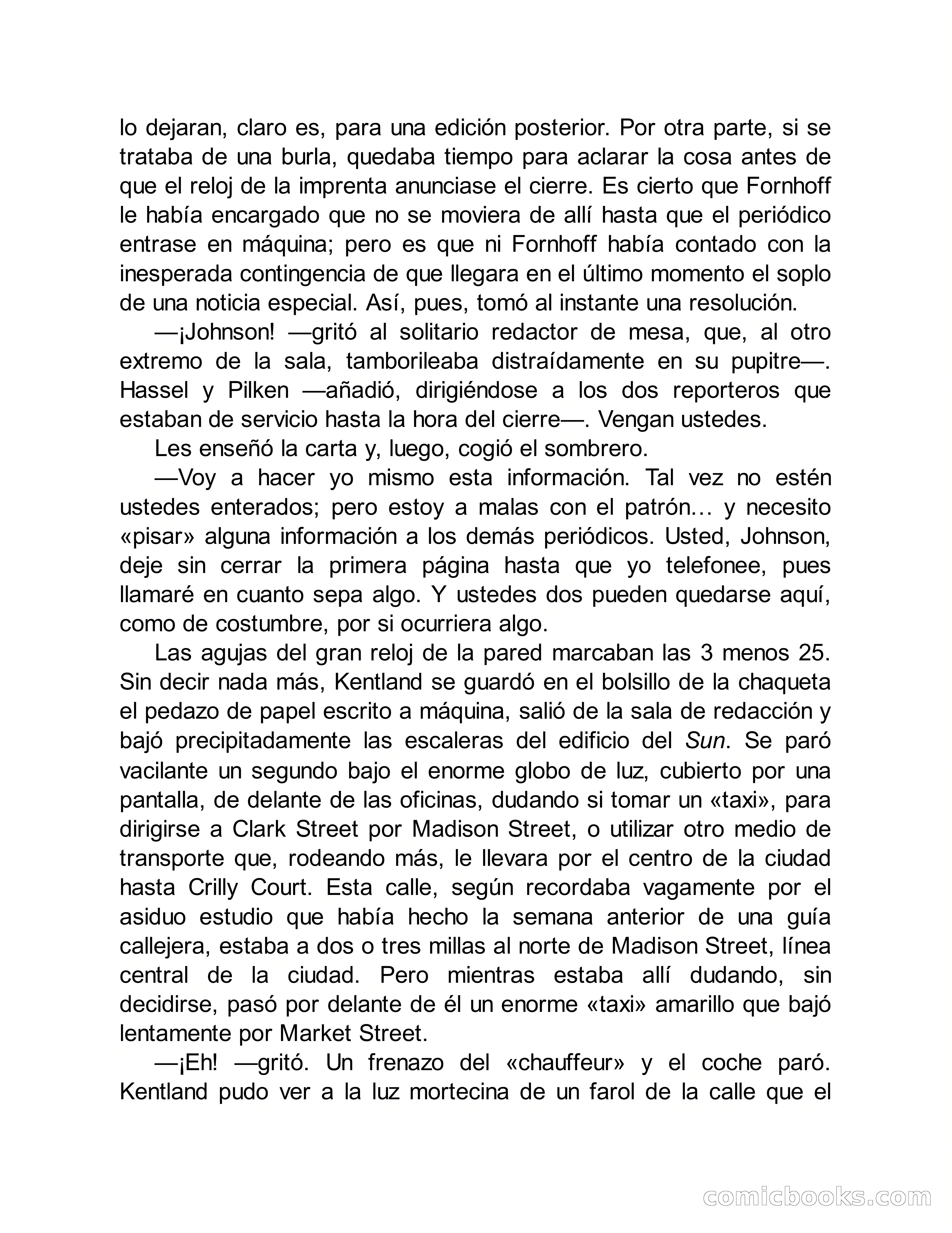 Circulo del Crimen No. 33: La cara del hombre de Saturno — page 21 of 172