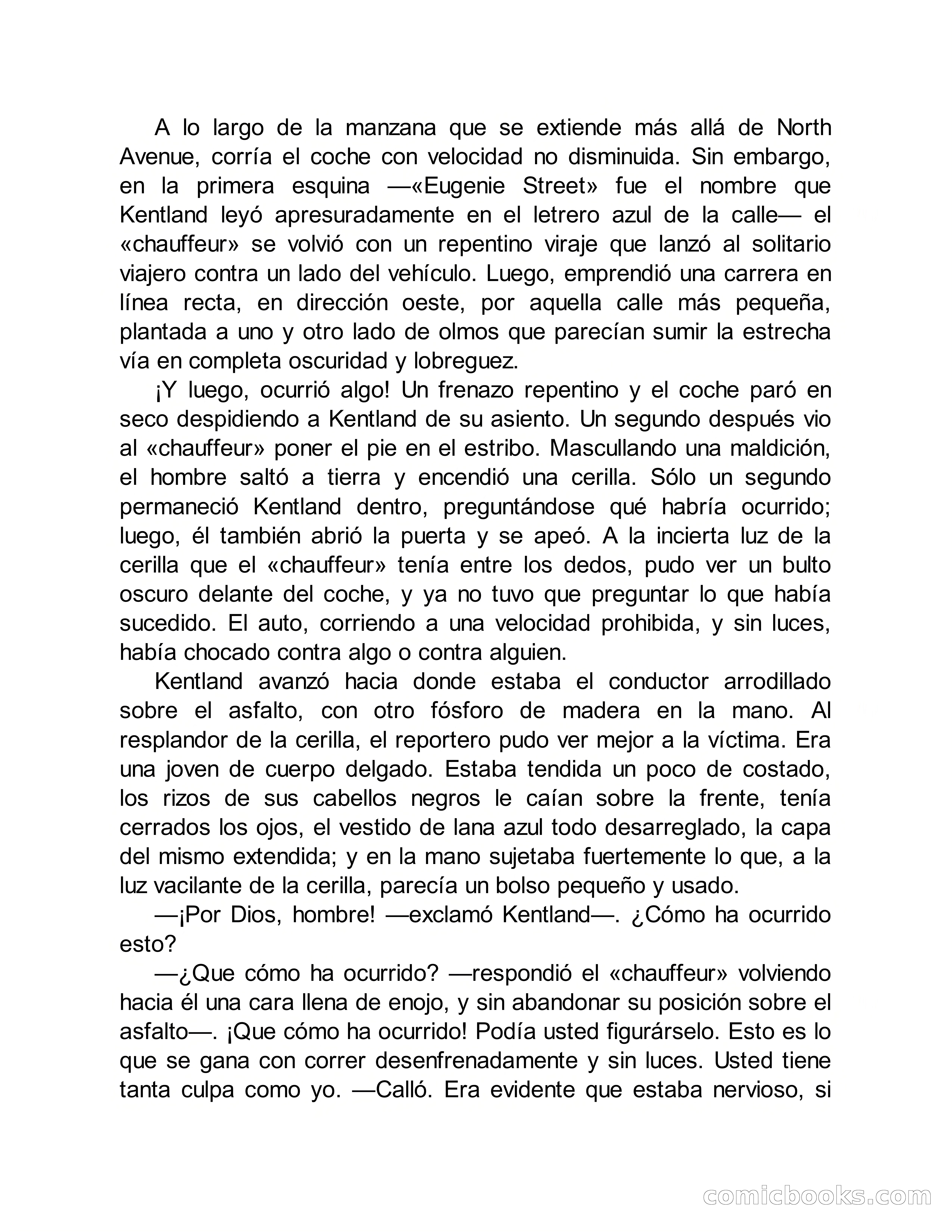 Circulo del Crimen No. 33: La cara del hombre de Saturno — page 24 of 172