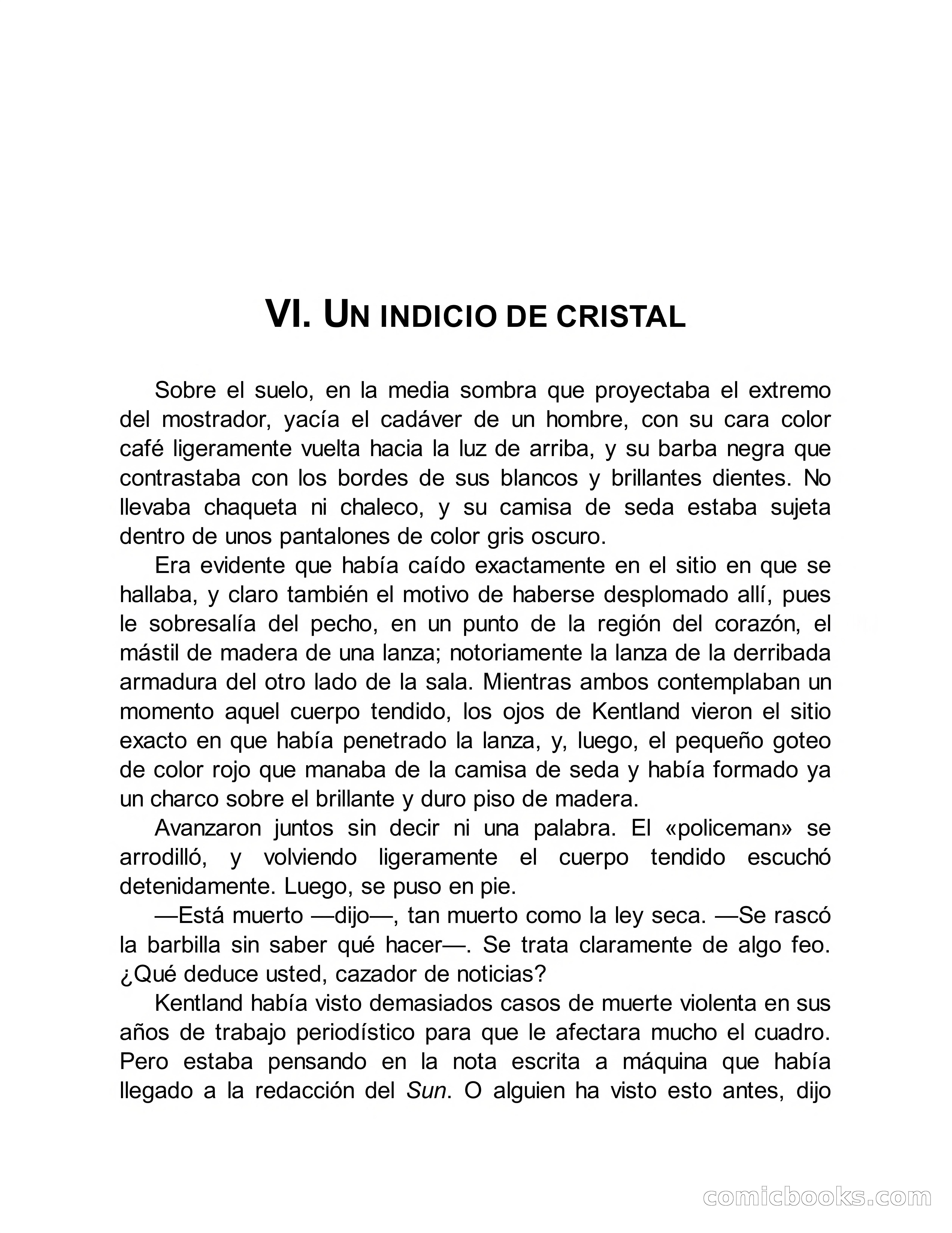 Circulo del Crimen No. 33: La cara del hombre de Saturno — page 32 of 172