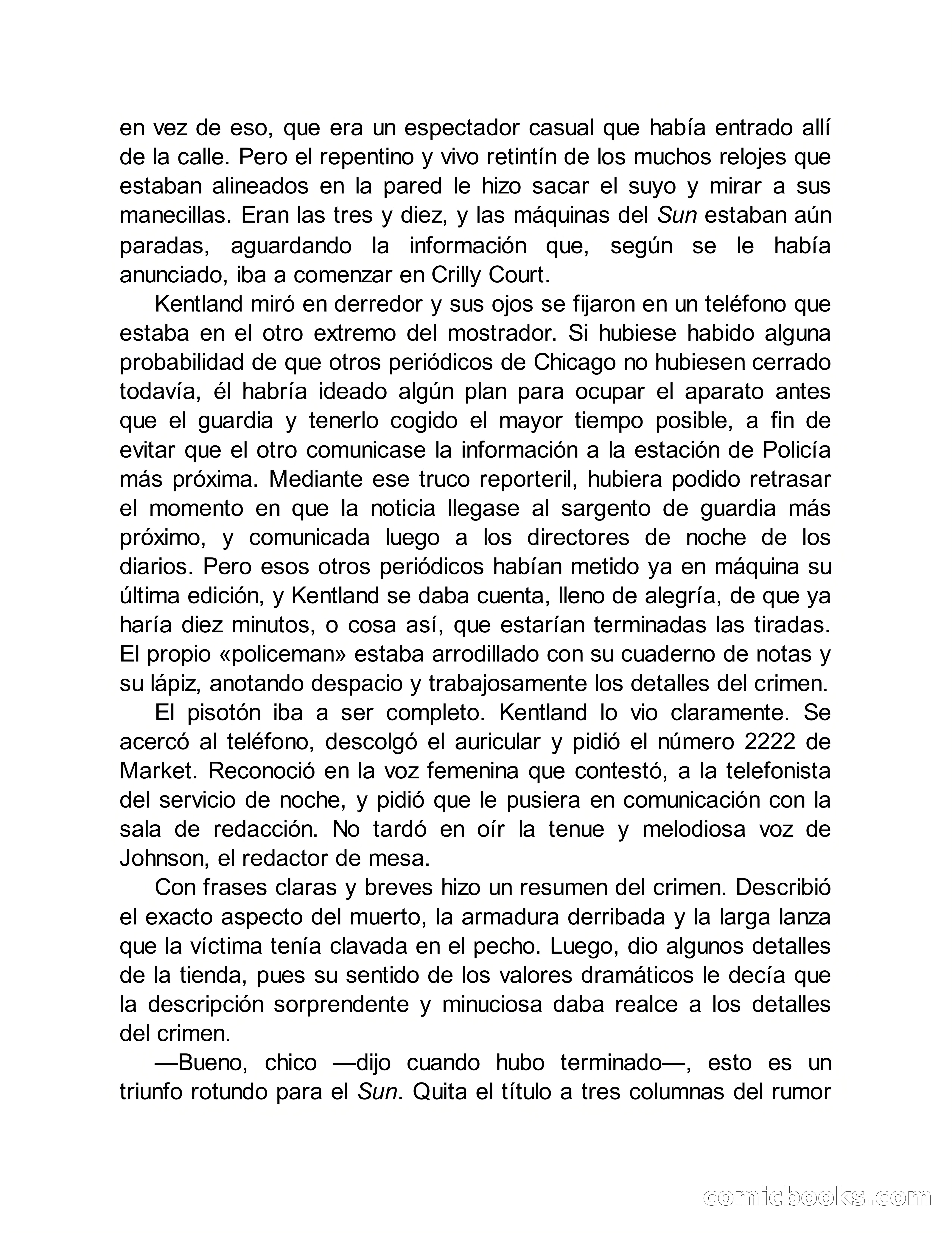 Circulo del Crimen No. 33: La cara del hombre de Saturno — page 35 of 172
