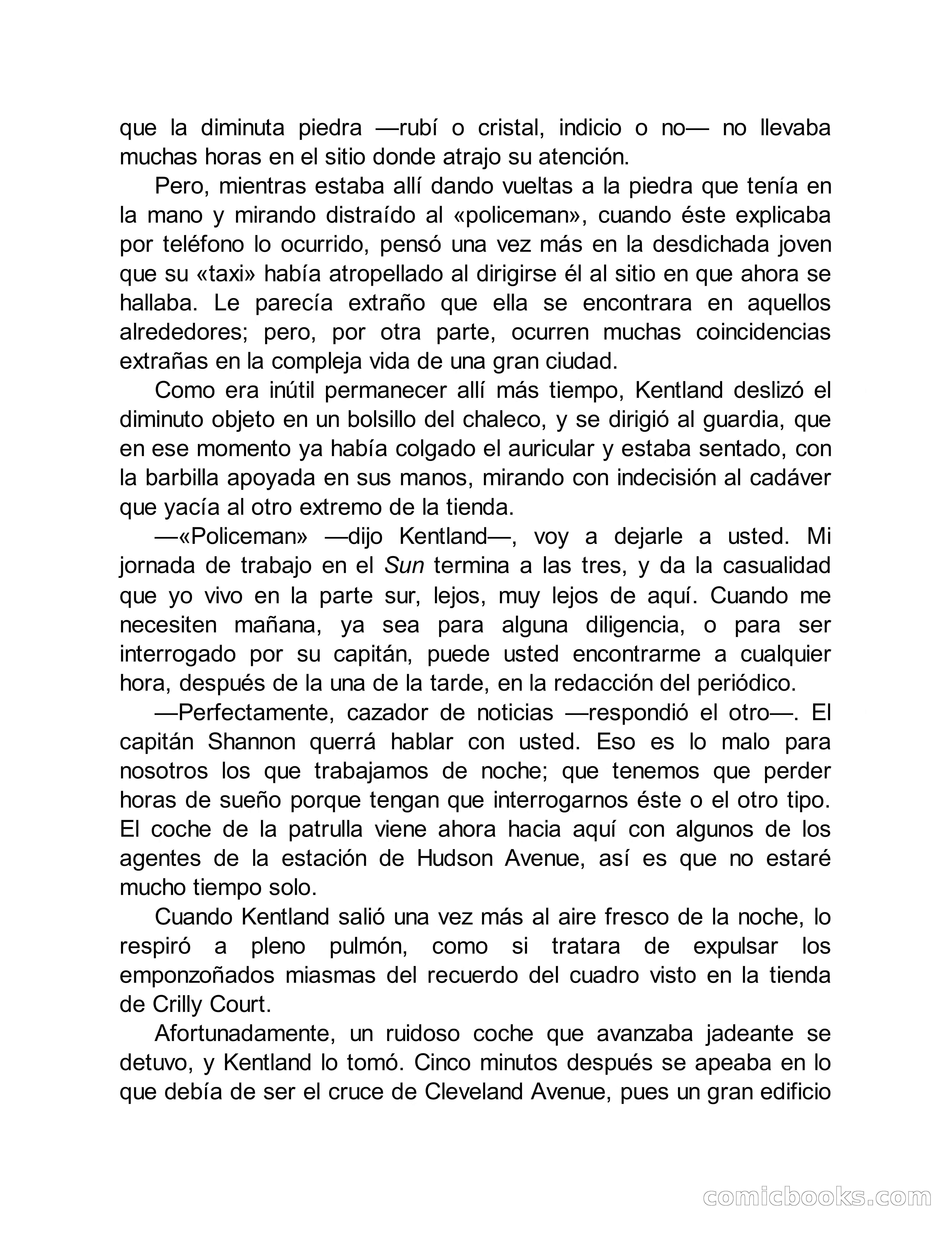 Circulo del Crimen No. 33: La cara del hombre de Saturno — page 39 of 172