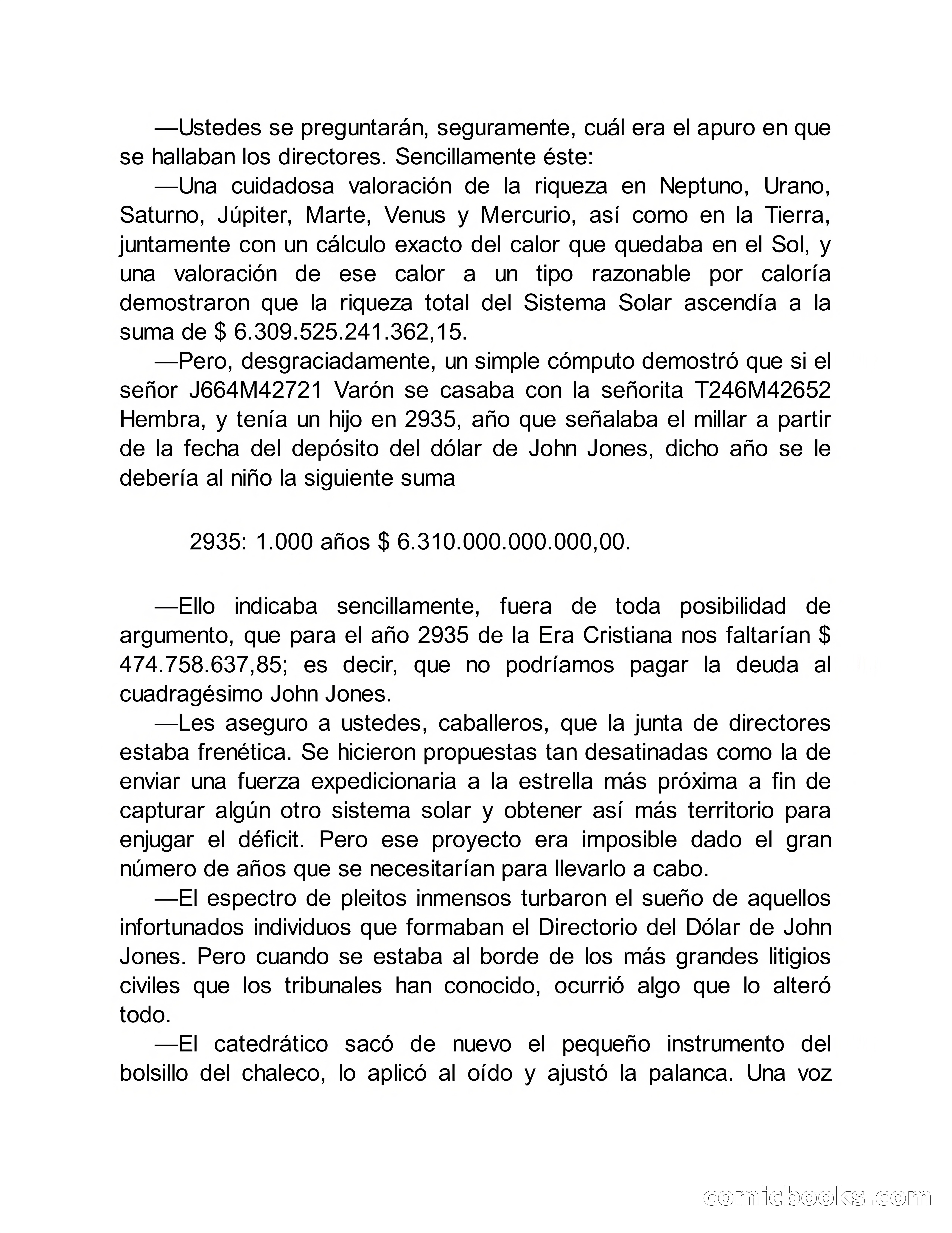 Circulo del Crimen No. 33: La cara del hombre de Saturno — page 74 of 172