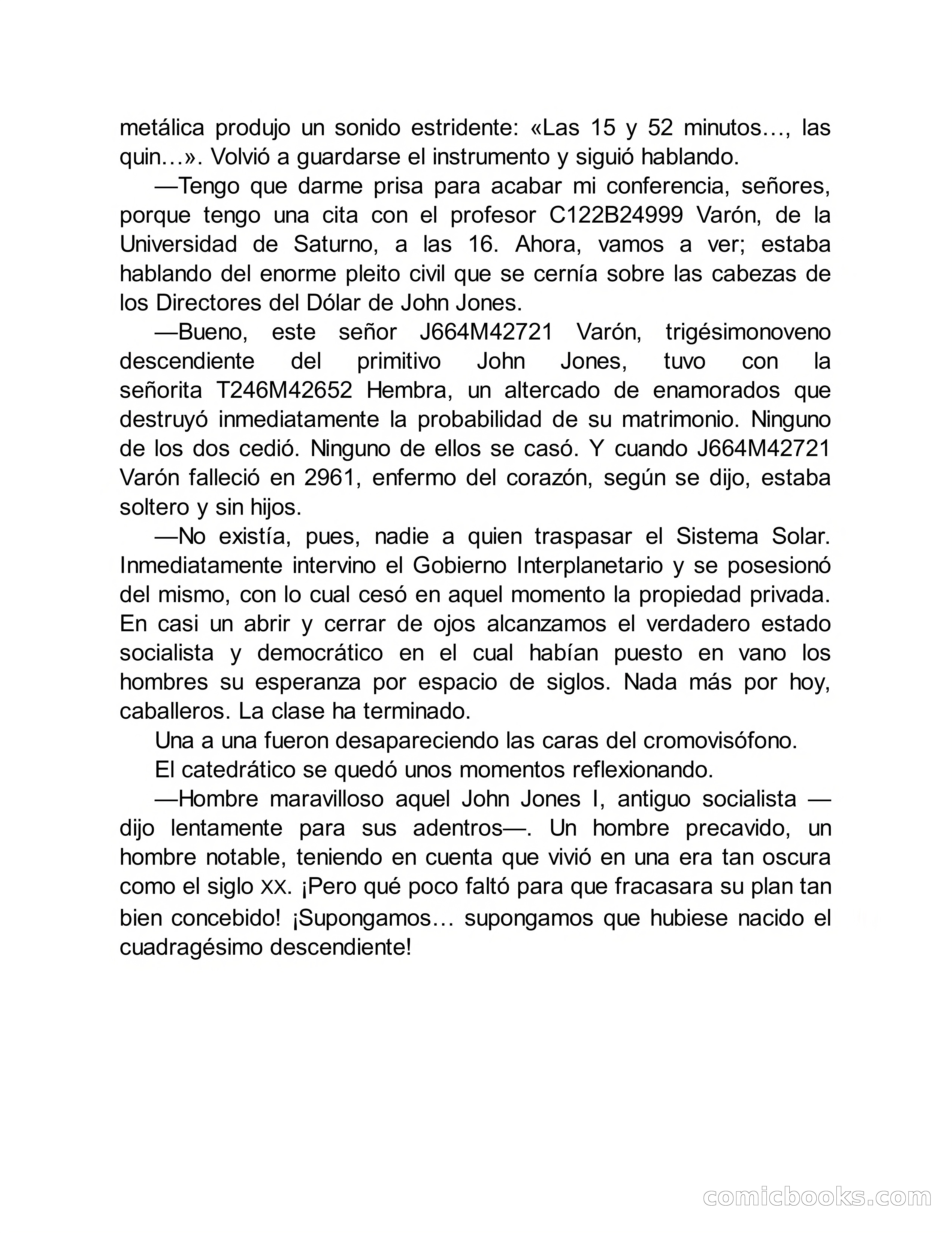 Circulo del Crimen No. 33: La cara del hombre de Saturno — page 75 of 172