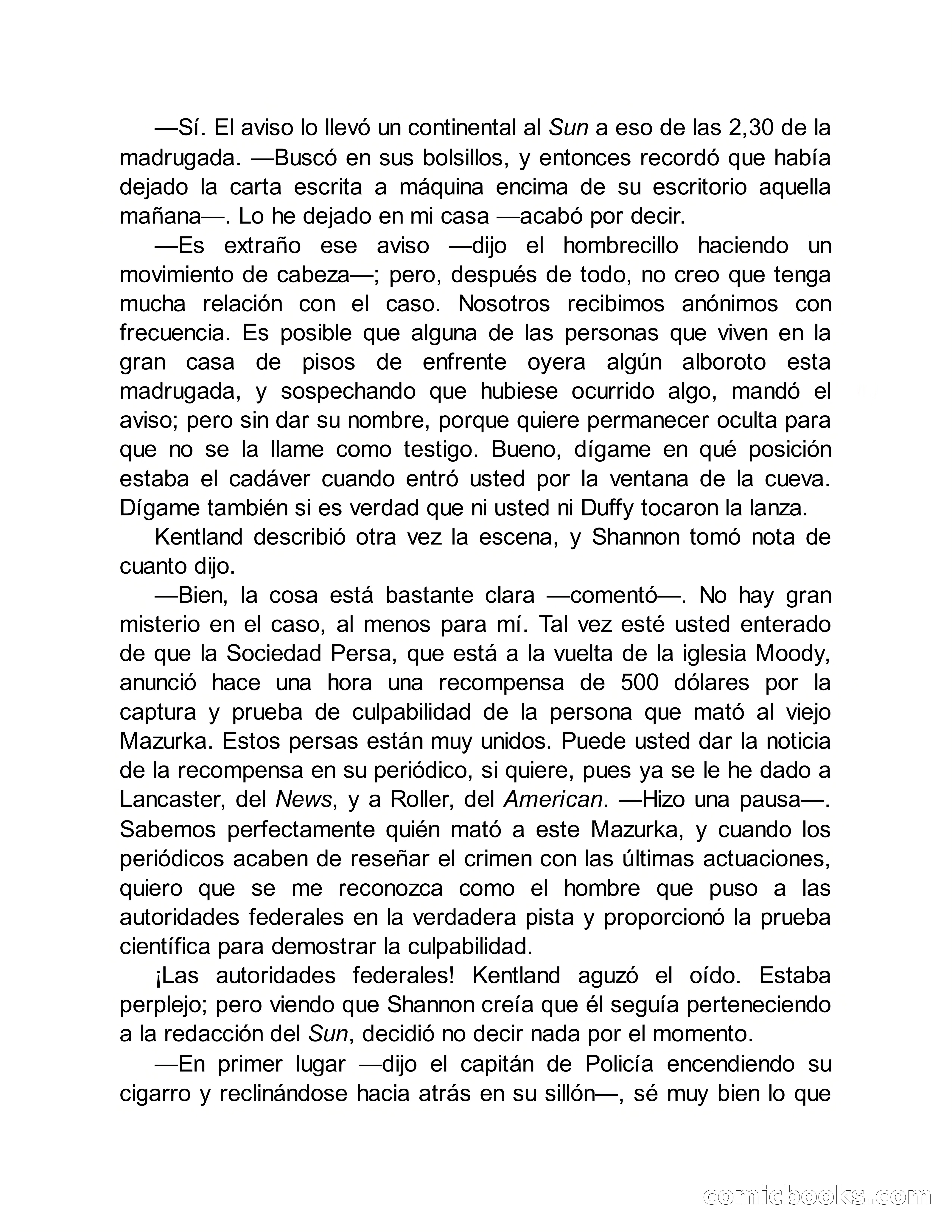 Circulo del Crimen No. 33: La cara del hombre de Saturno — page 77 of 172
