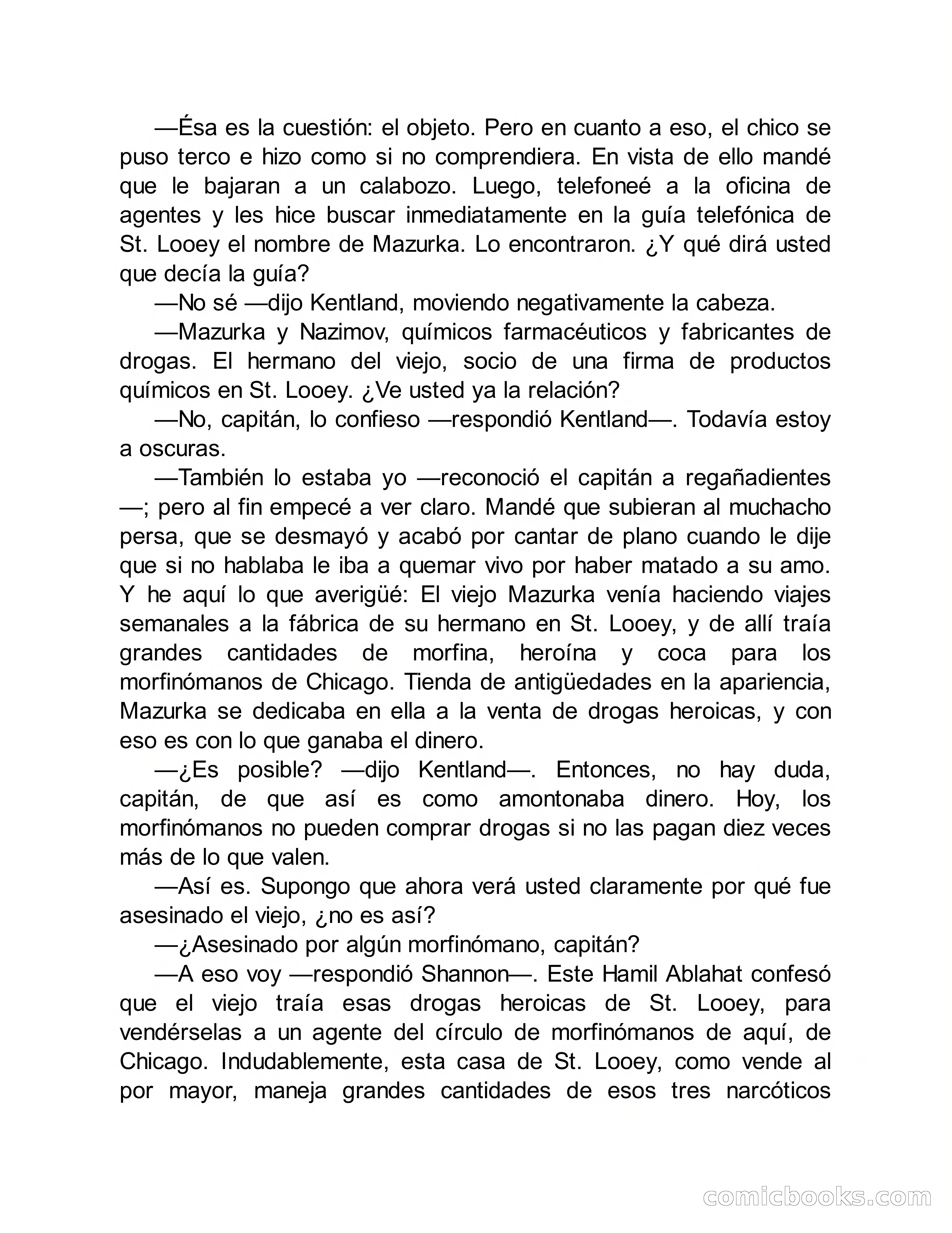 Circulo del Crimen No. 33: La cara del hombre de Saturno — page 80 of 172