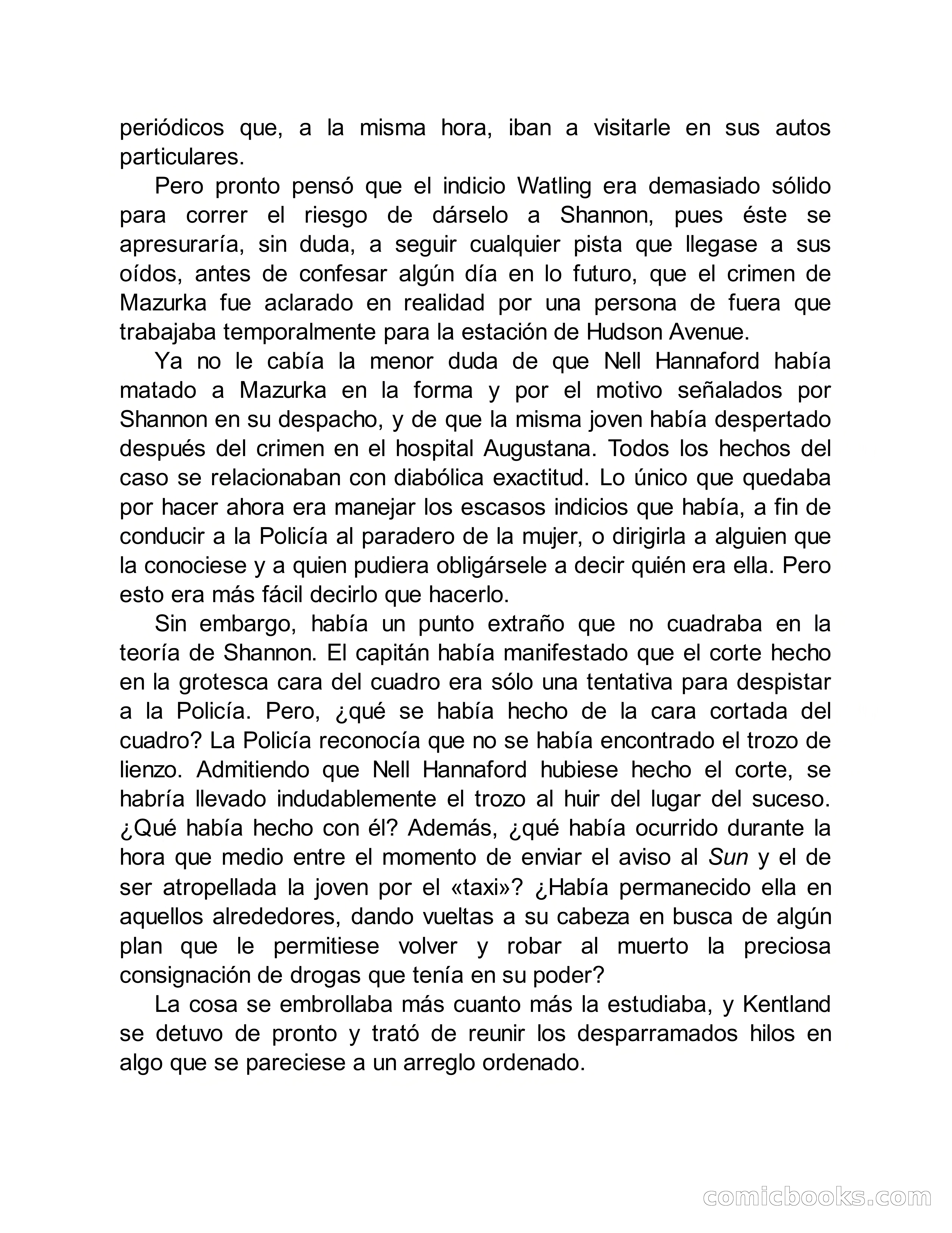 Circulo del Crimen No. 33: La cara del hombre de Saturno — page 91 of 172