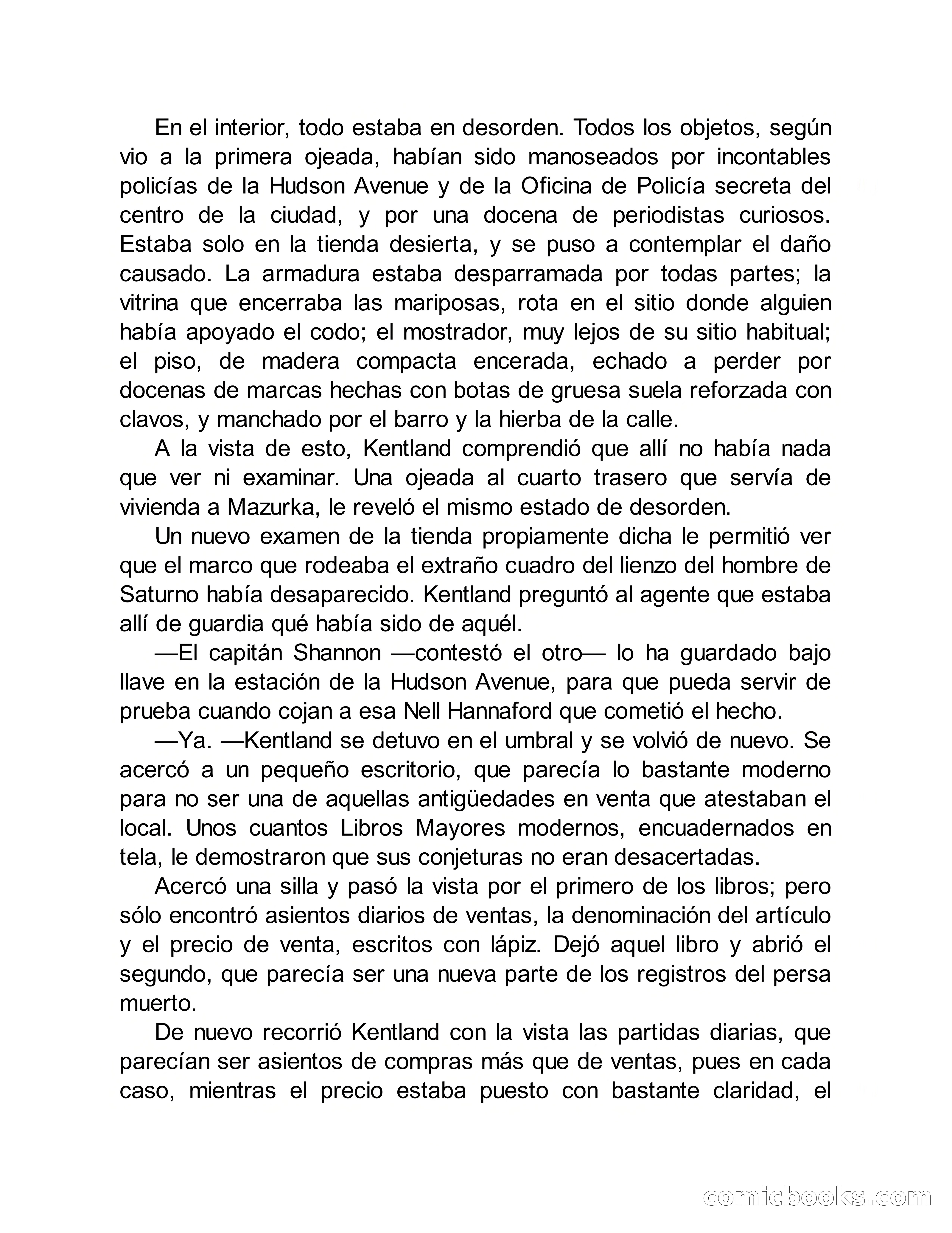 Circulo del Crimen No. 33: La cara del hombre de Saturno — page 107 of 172
