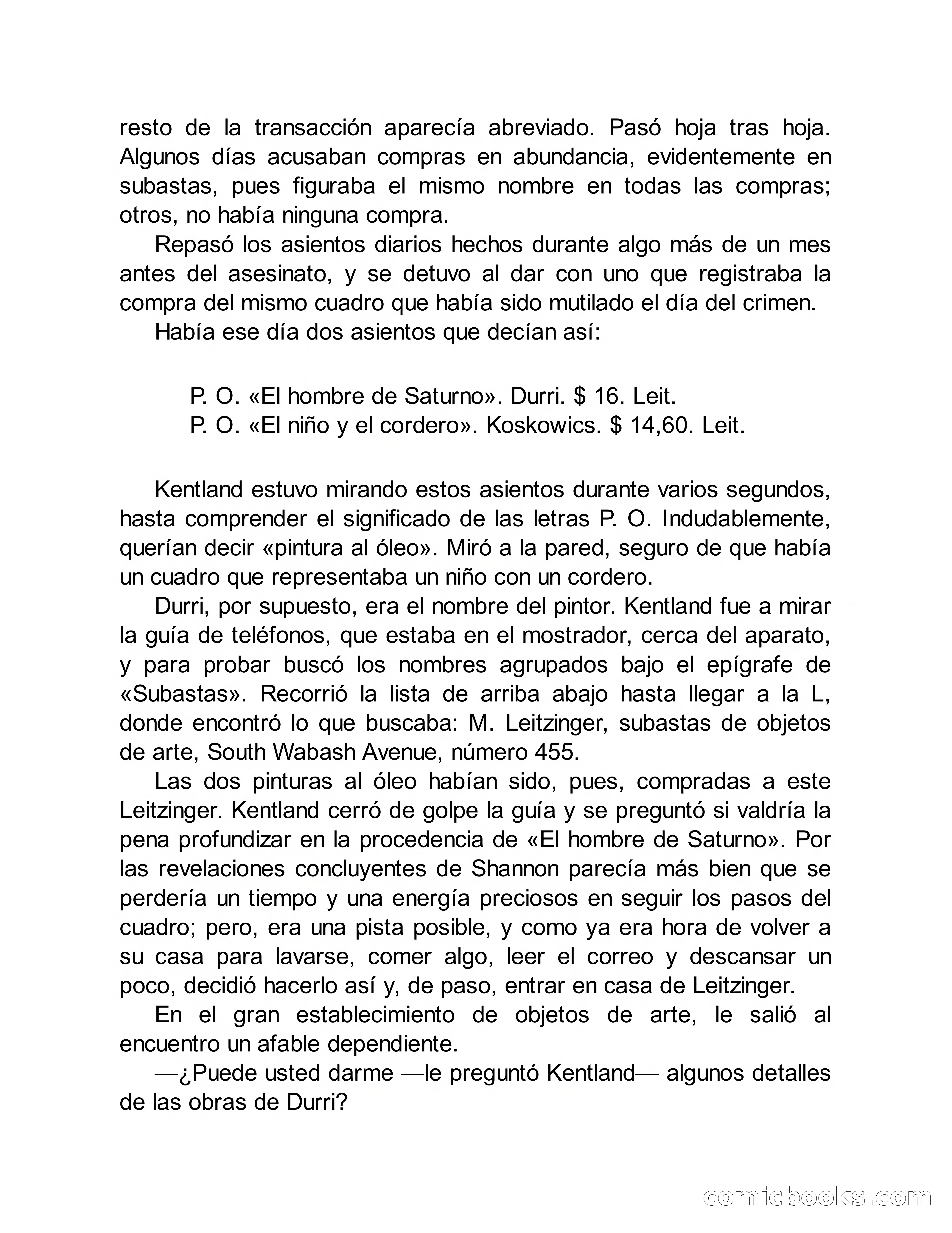 Circulo del Crimen No. 33: La cara del hombre de Saturno — page 108 of 172