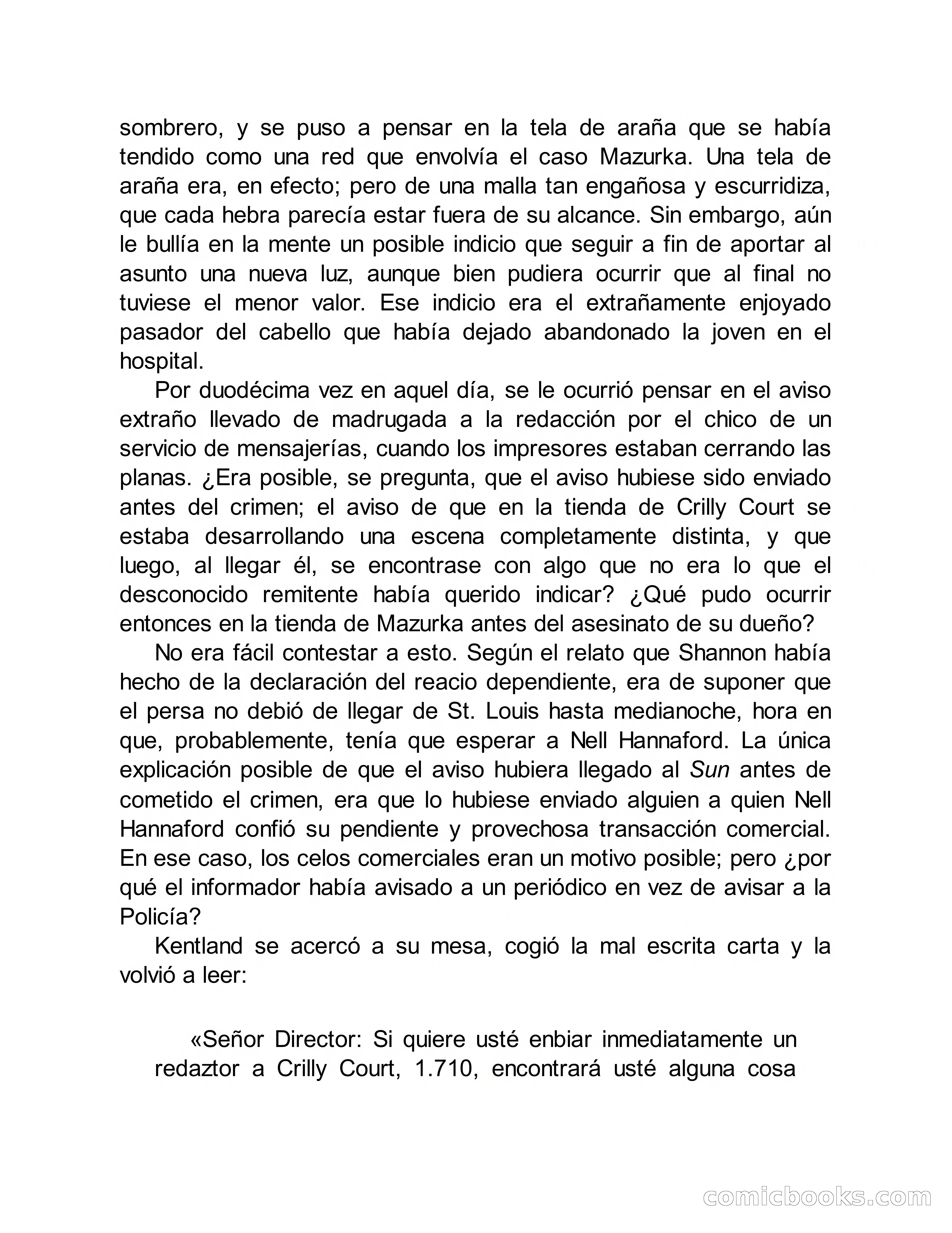 Circulo del Crimen No. 33: La cara del hombre de Saturno — page 113 of 172