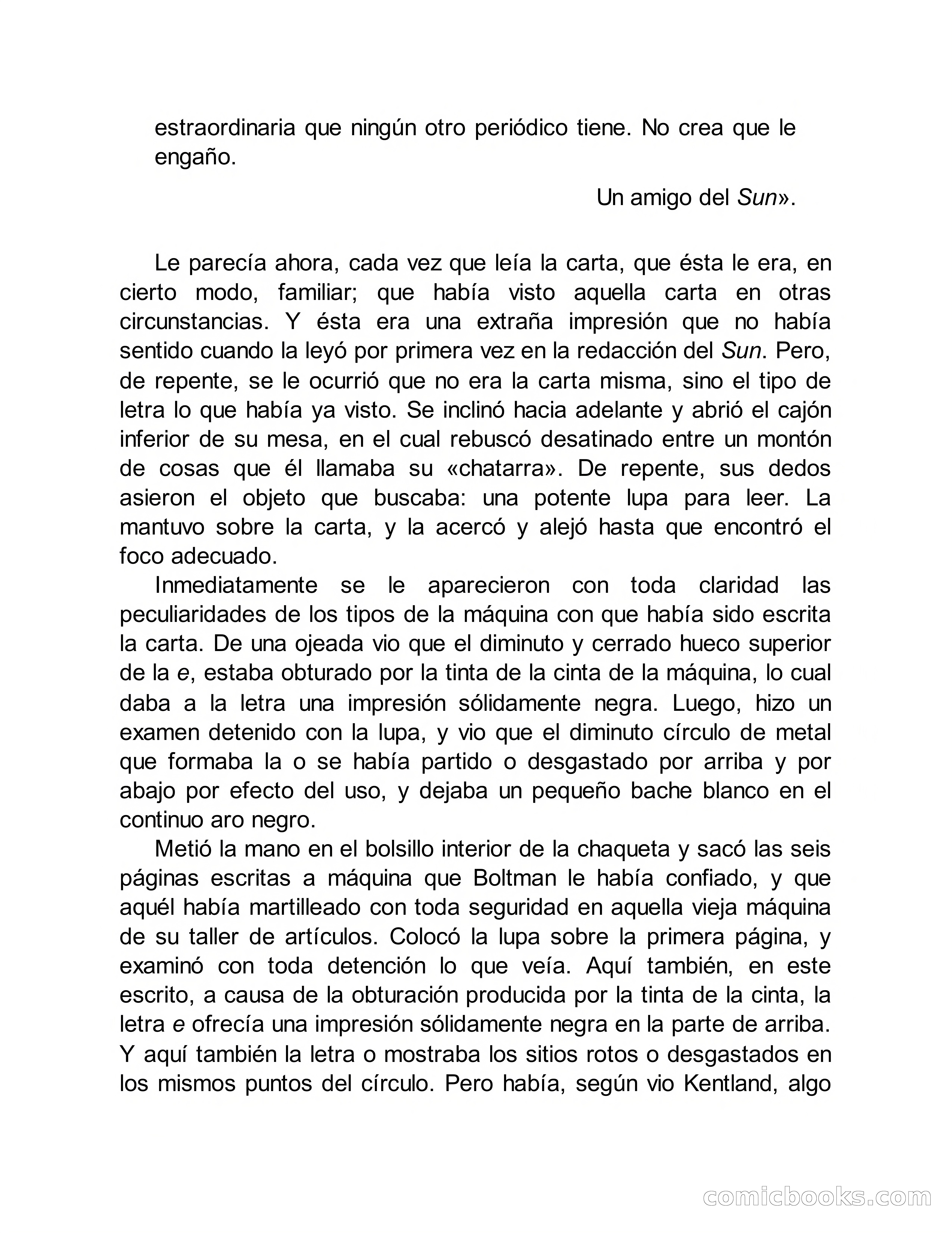 Circulo del Crimen No. 33: La cara del hombre de Saturno — page 114 of 172