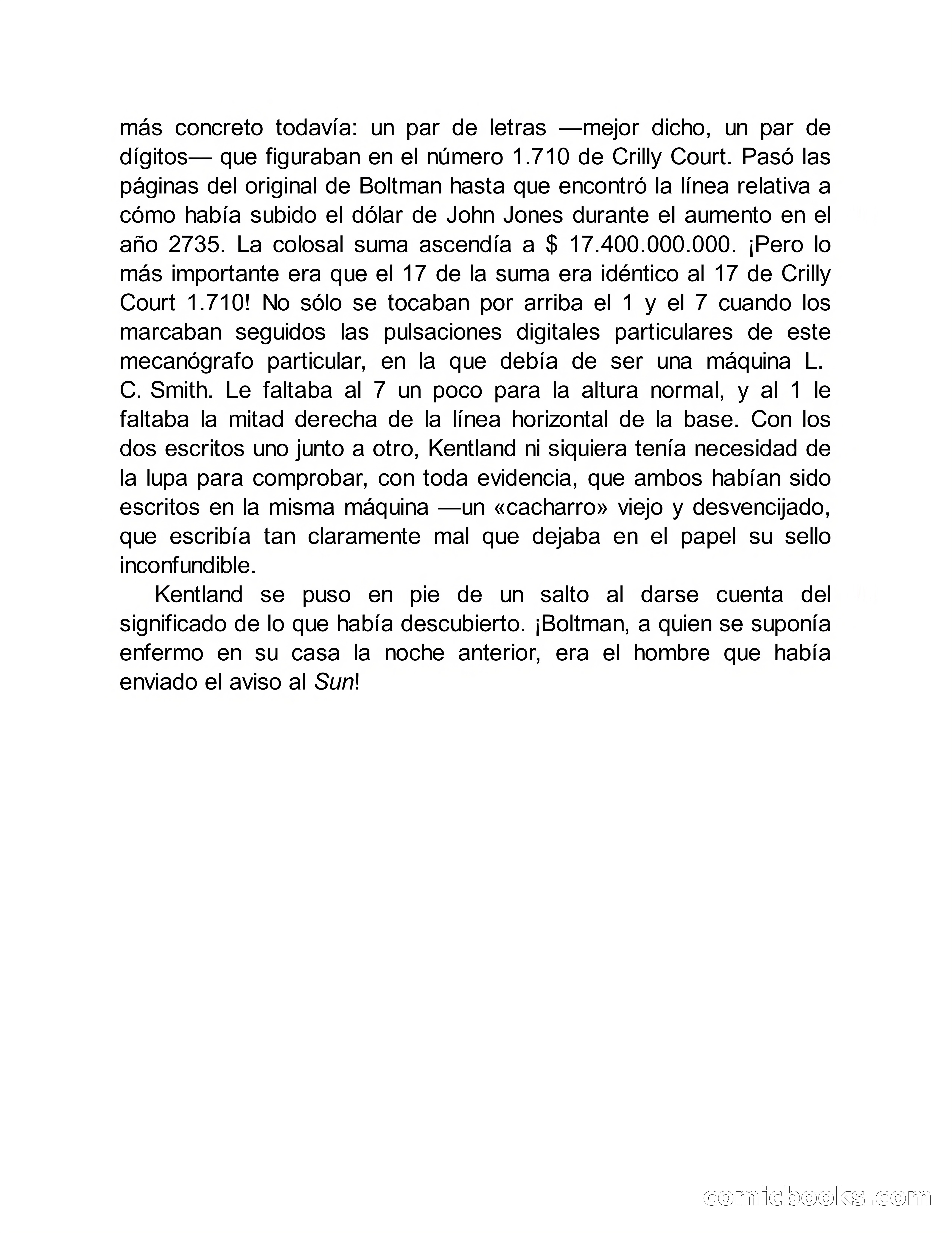 Circulo del Crimen No. 33: La cara del hombre de Saturno — page 115 of 172
