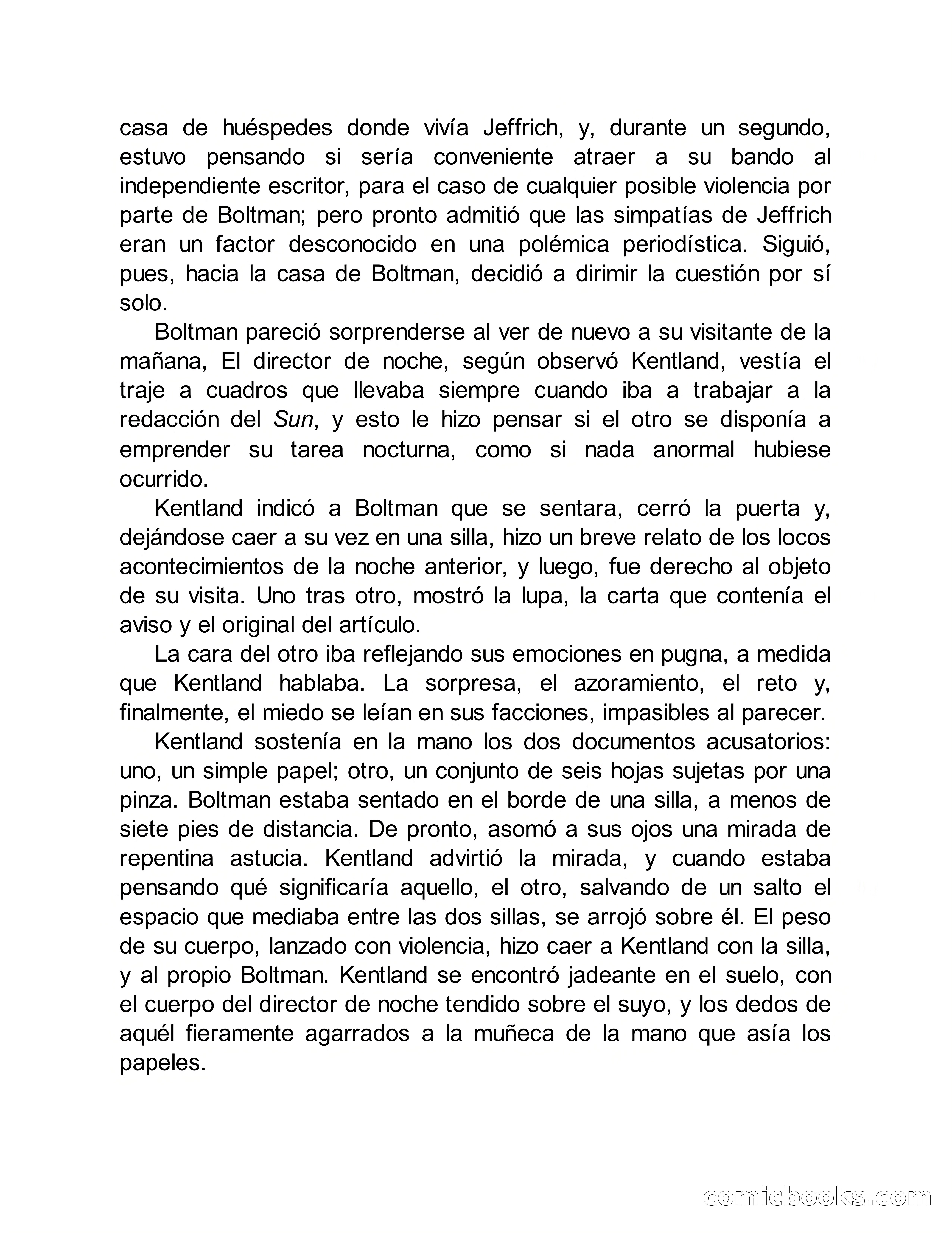 Circulo del Crimen No. 33: La cara del hombre de Saturno — page 117 of 172