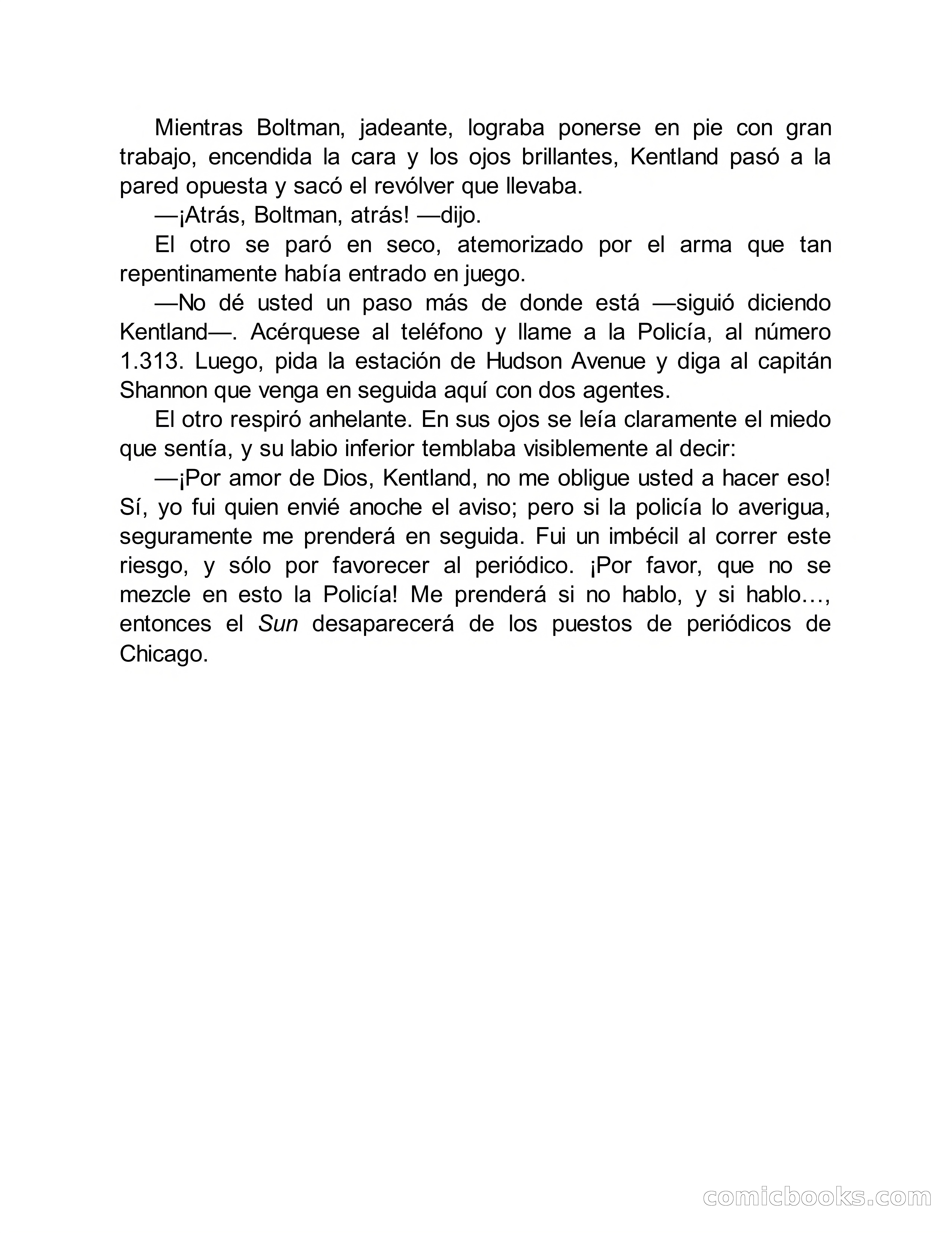 Circulo del Crimen No. 33: La cara del hombre de Saturno — page 119 of 172