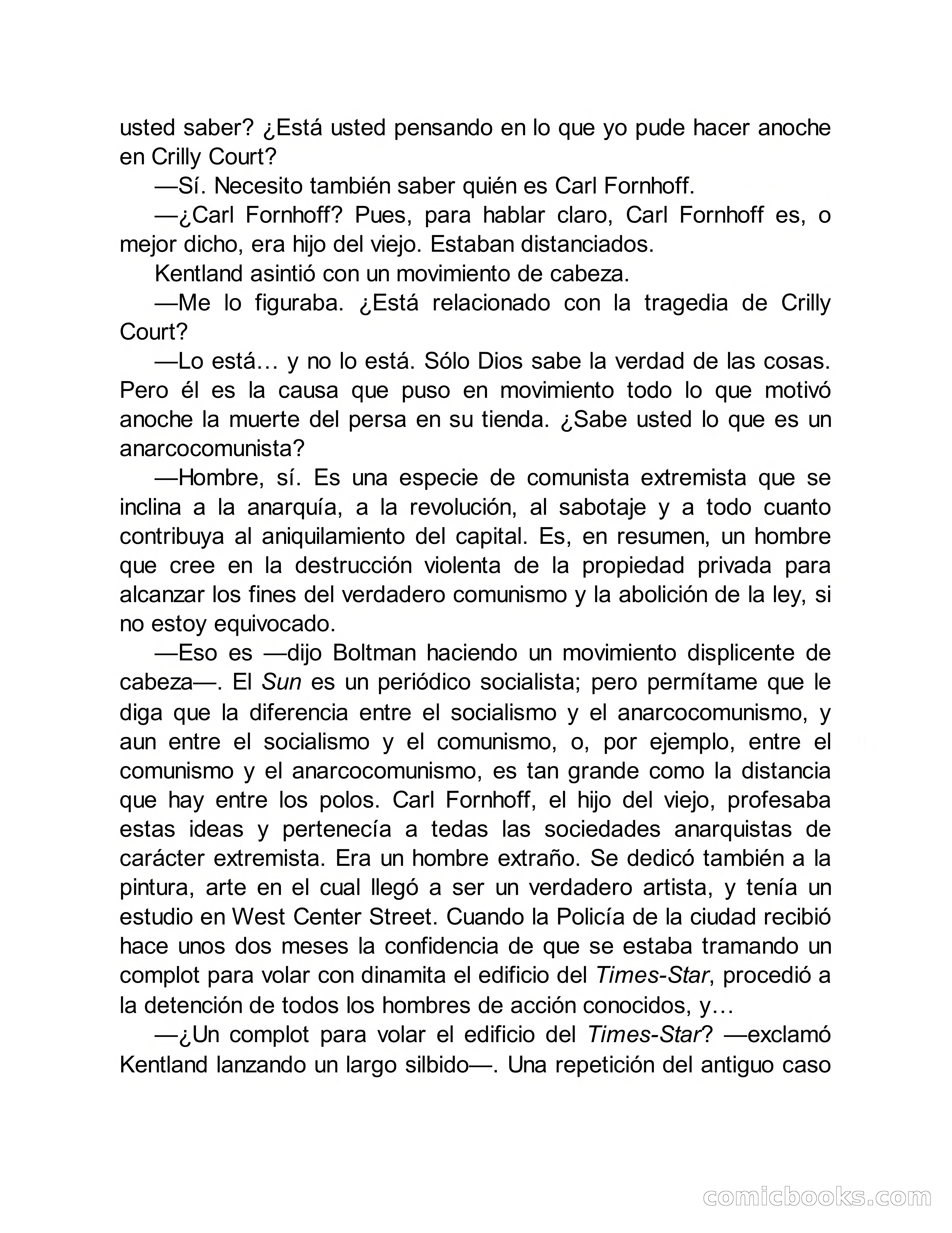 Circulo del Crimen No. 33: La cara del hombre de Saturno — page 121 of 172