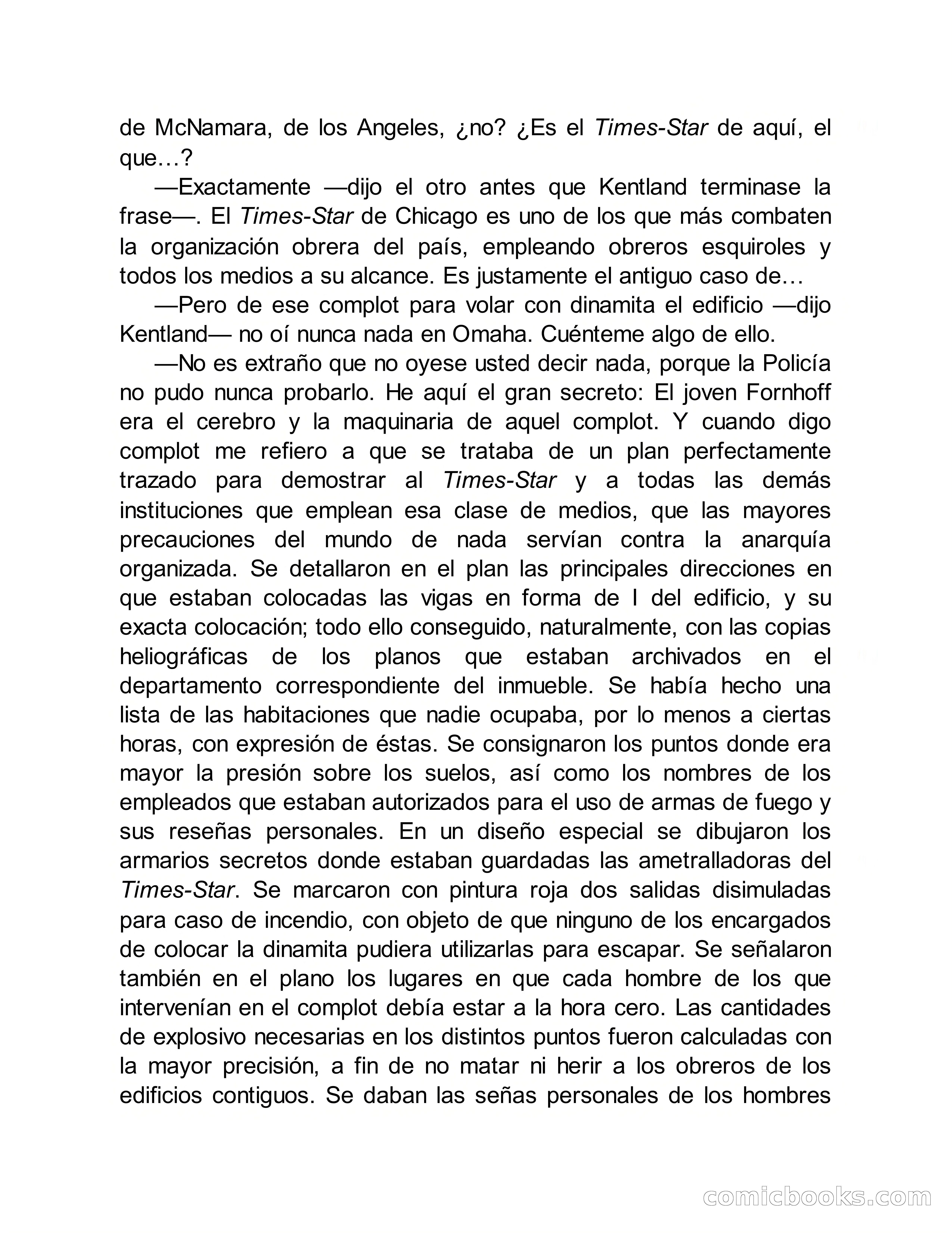 Circulo del Crimen No. 33: La cara del hombre de Saturno — page 122 of 172