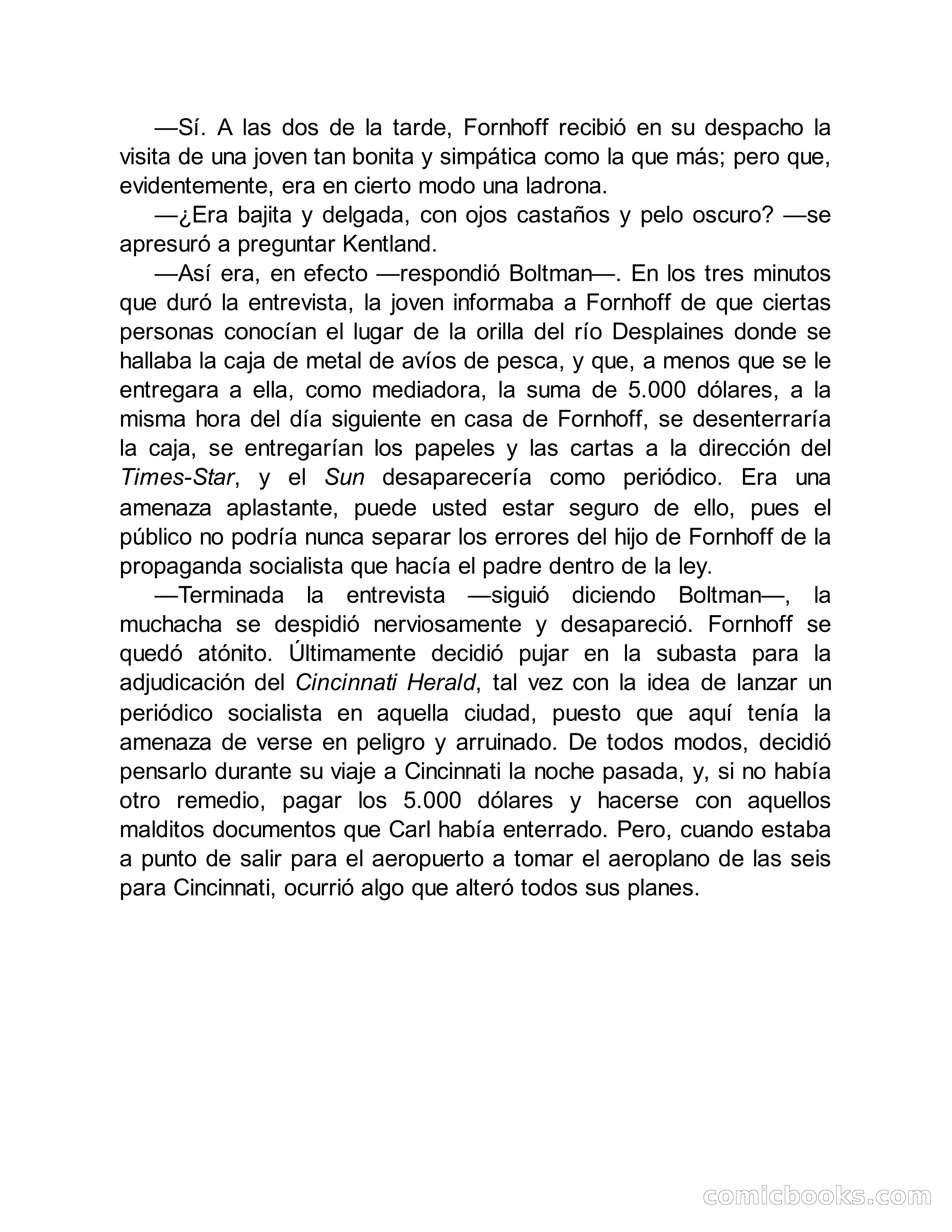 Circulo del Crimen No. 33: La cara del hombre de Saturno — page 125 of 172
