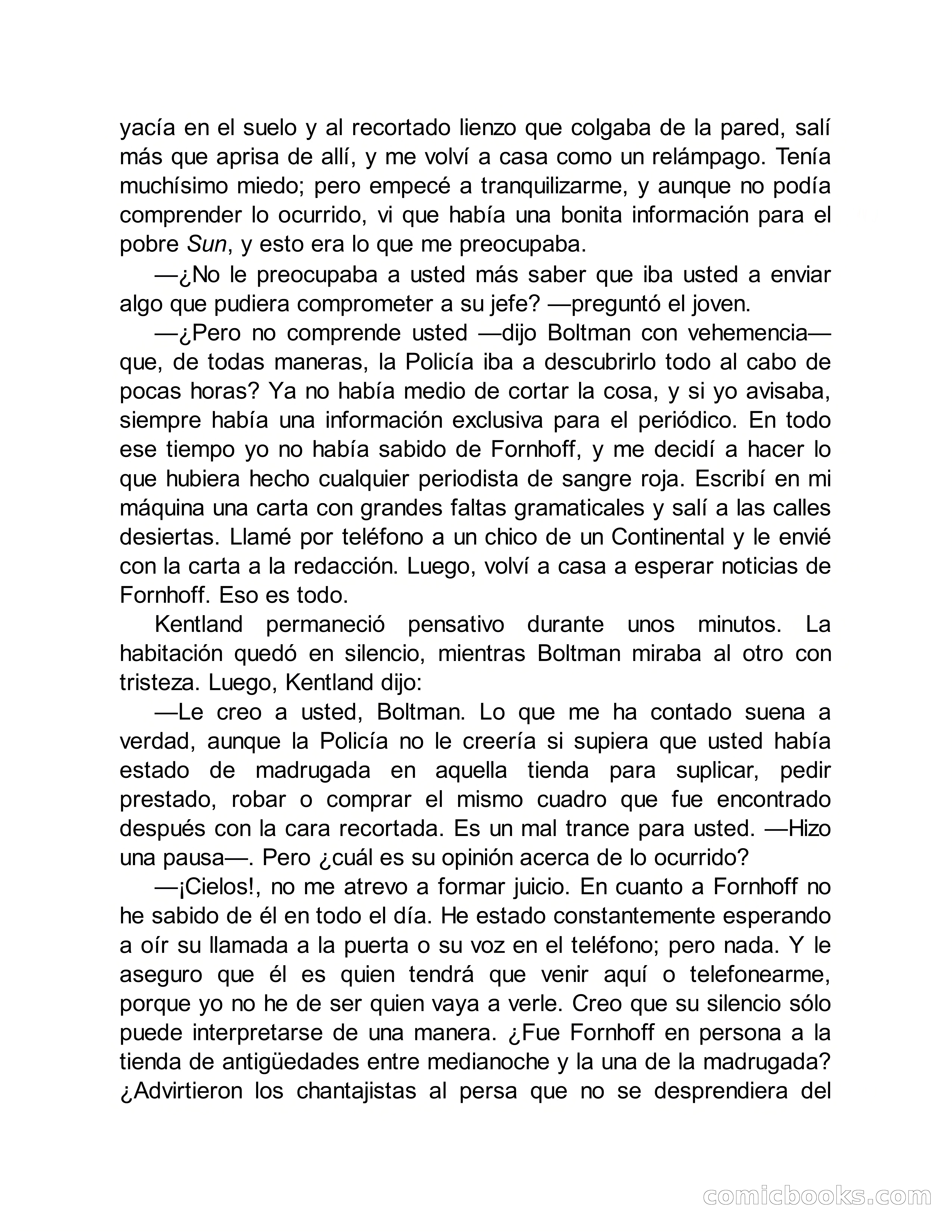 Circulo del Crimen No. 33: La cara del hombre de Saturno — page 128 of 172