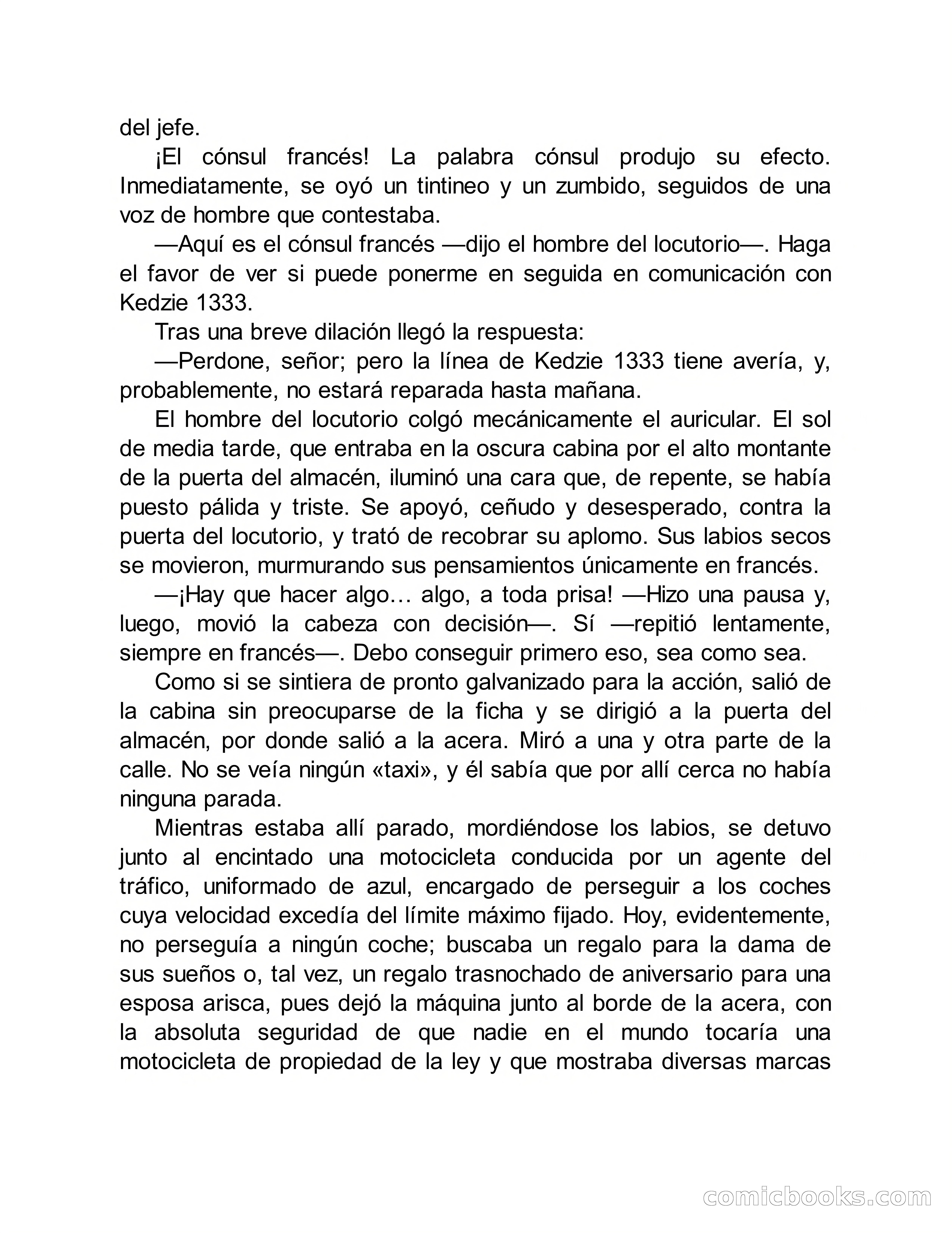 Circulo del Crimen No. 33: La cara del hombre de Saturno — page 135 of 172