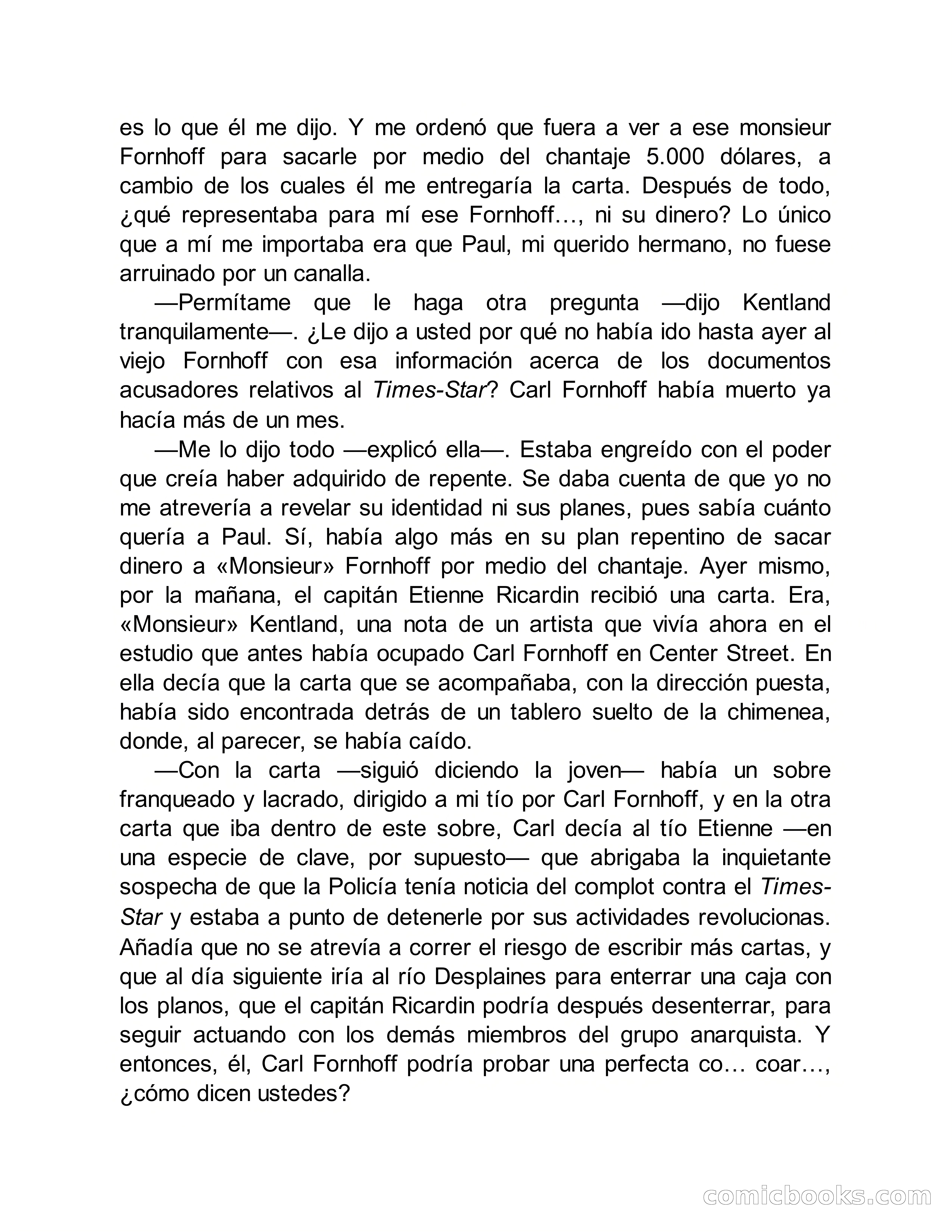 Circulo del Crimen No. 33: La cara del hombre de Saturno — page 148 of 172