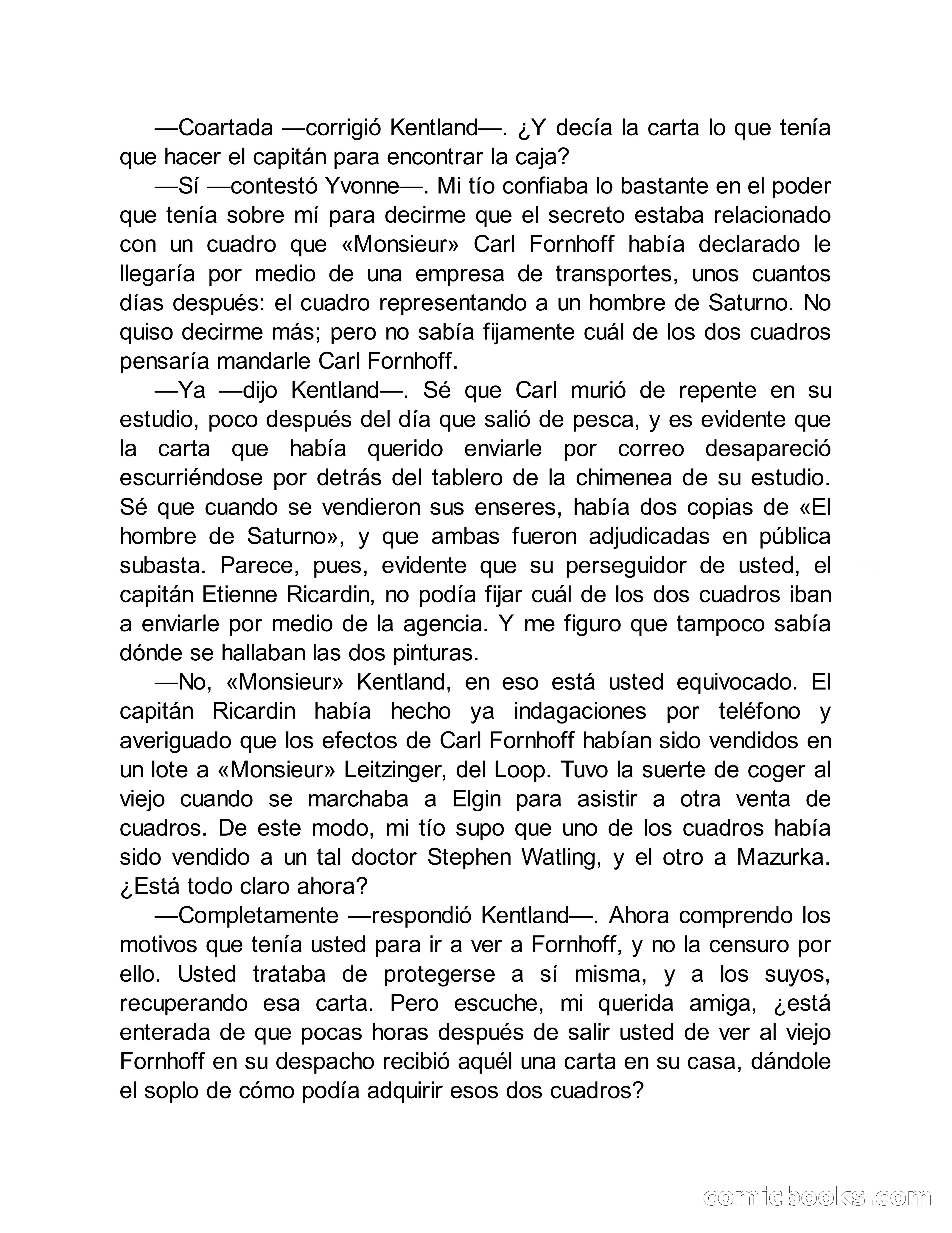 Circulo del Crimen No. 33: La cara del hombre de Saturno — page 149 of 172