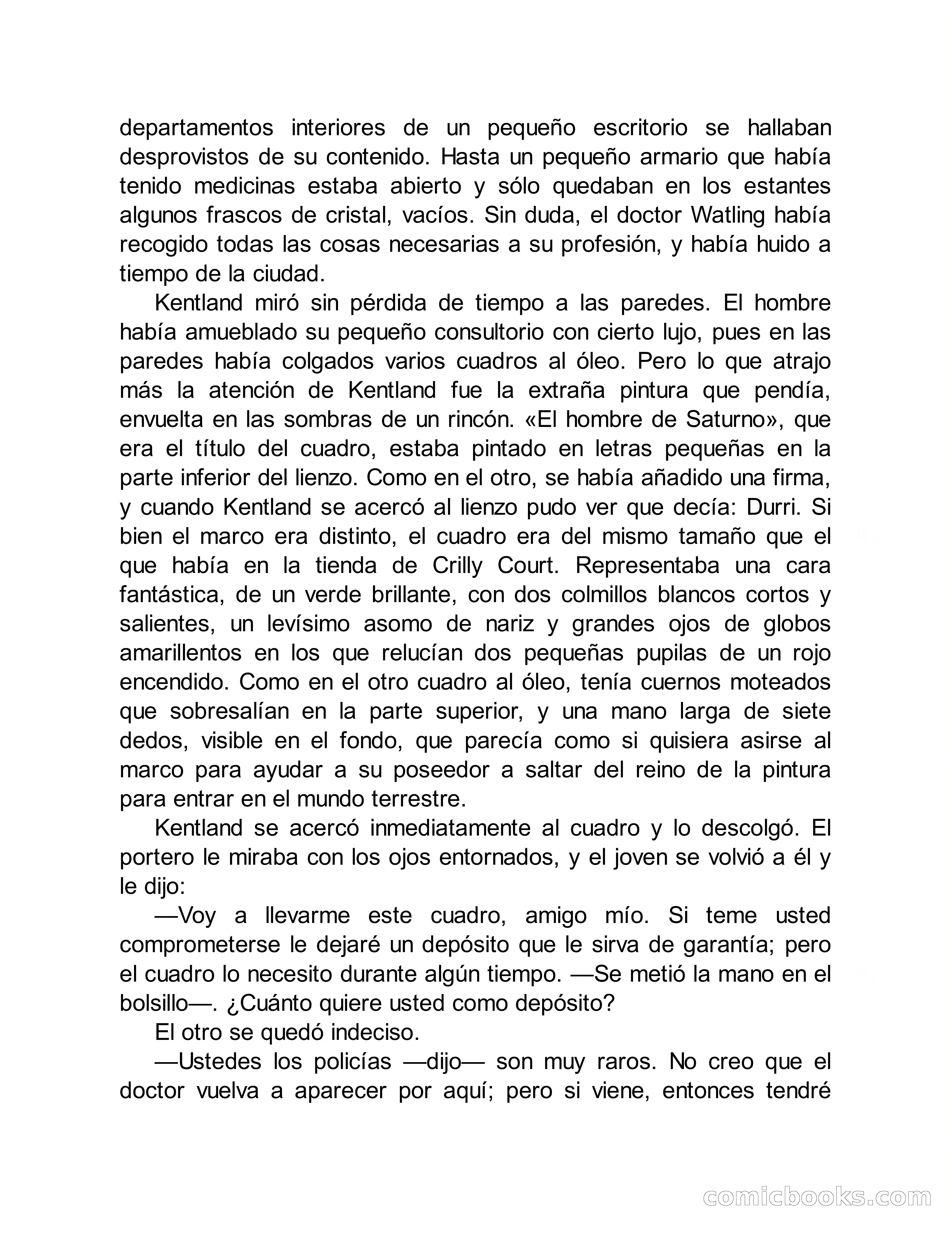 Circulo del Crimen No. 33: La cara del hombre de Saturno — page 155 of 172
