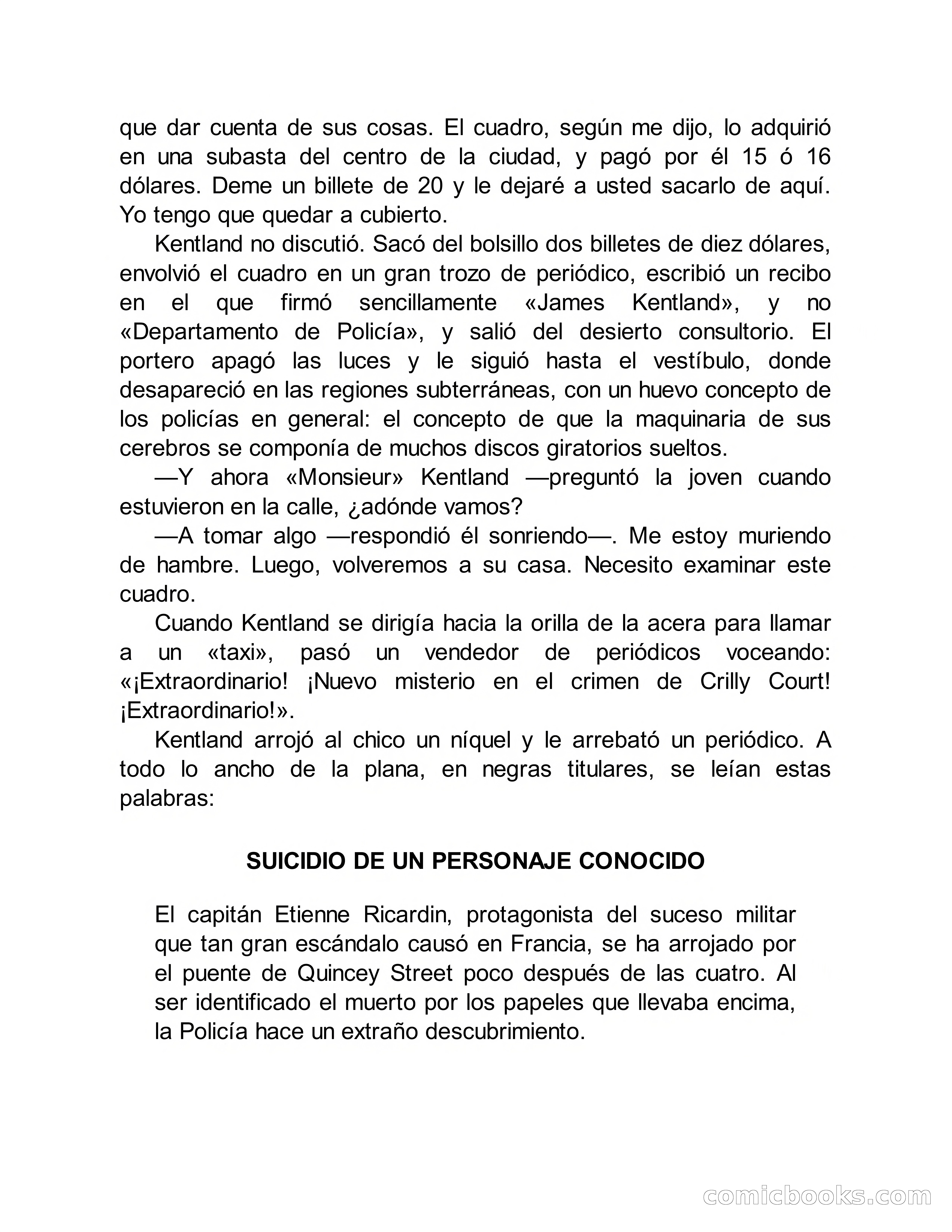 Circulo del Crimen No. 33: La cara del hombre de Saturno — page 156 of 172