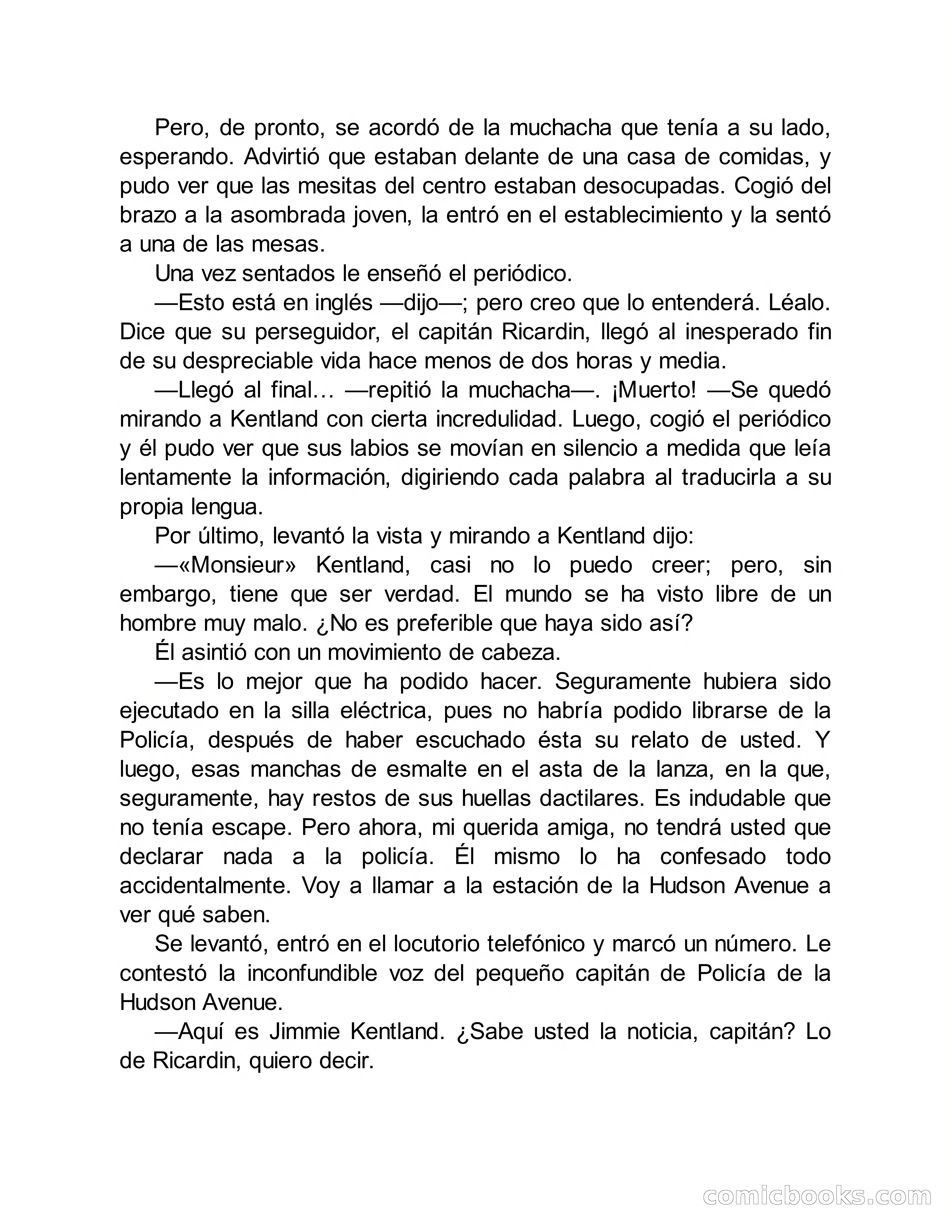 Circulo del Crimen No. 33: La cara del hombre de Saturno — page 159 of 172
