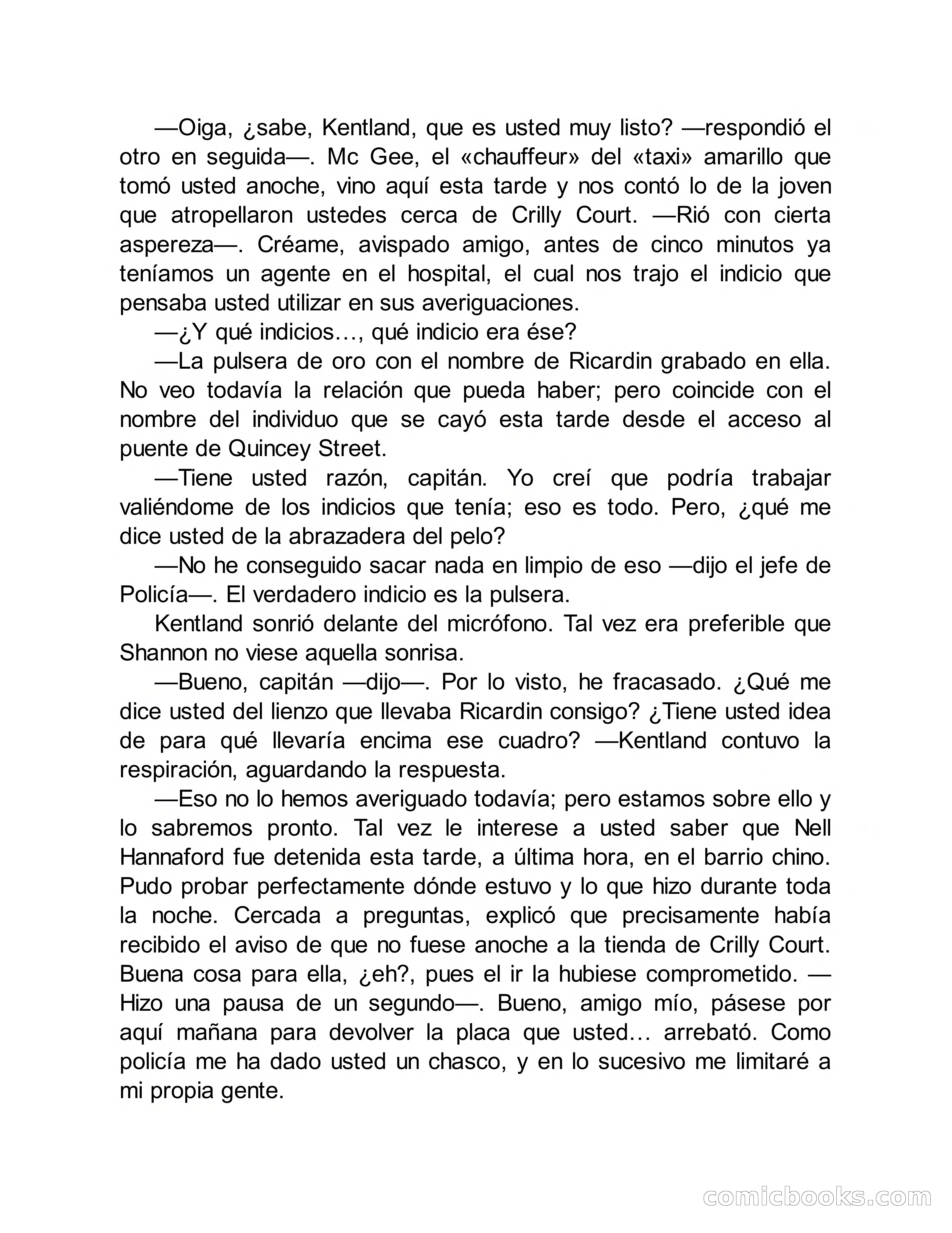 Circulo del Crimen No. 33: La cara del hombre de Saturno — page 160 of 172